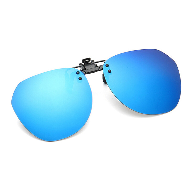 Polarized Clip-on Sunglasses Anti-glare Lightweight Flip Up Driving Sun Glasses