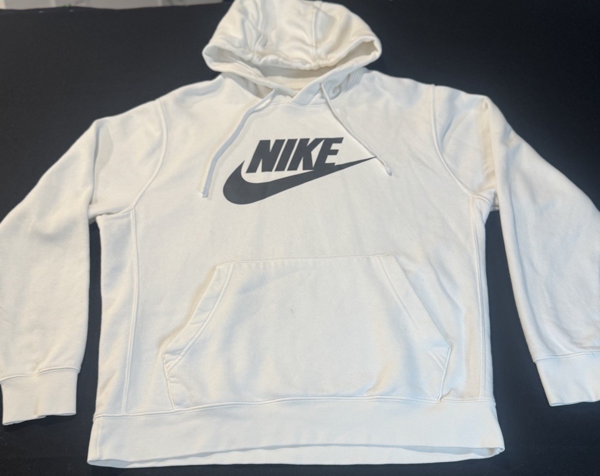 Nike Mens Sweatshirt and White Size Large (see Description)