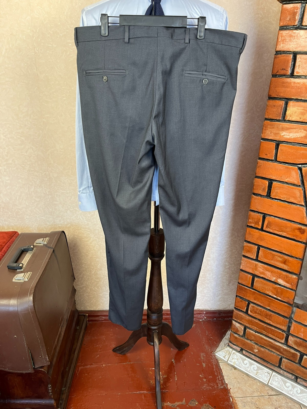 NWOT! Linea Sartoriale Gray 150’S Wool Half Lined Italian Formal Suit 42 W38 L33