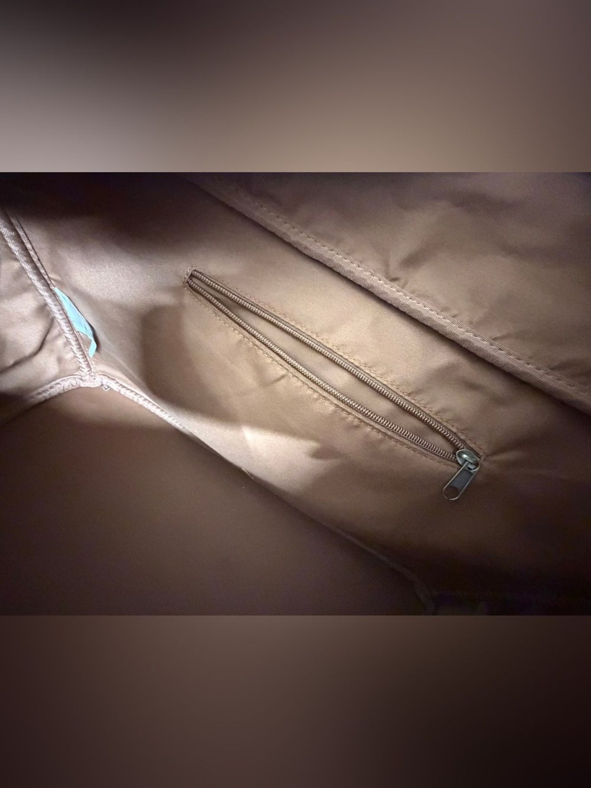 KAPSTON tan synthetic leather Cribl weekender duffel bag