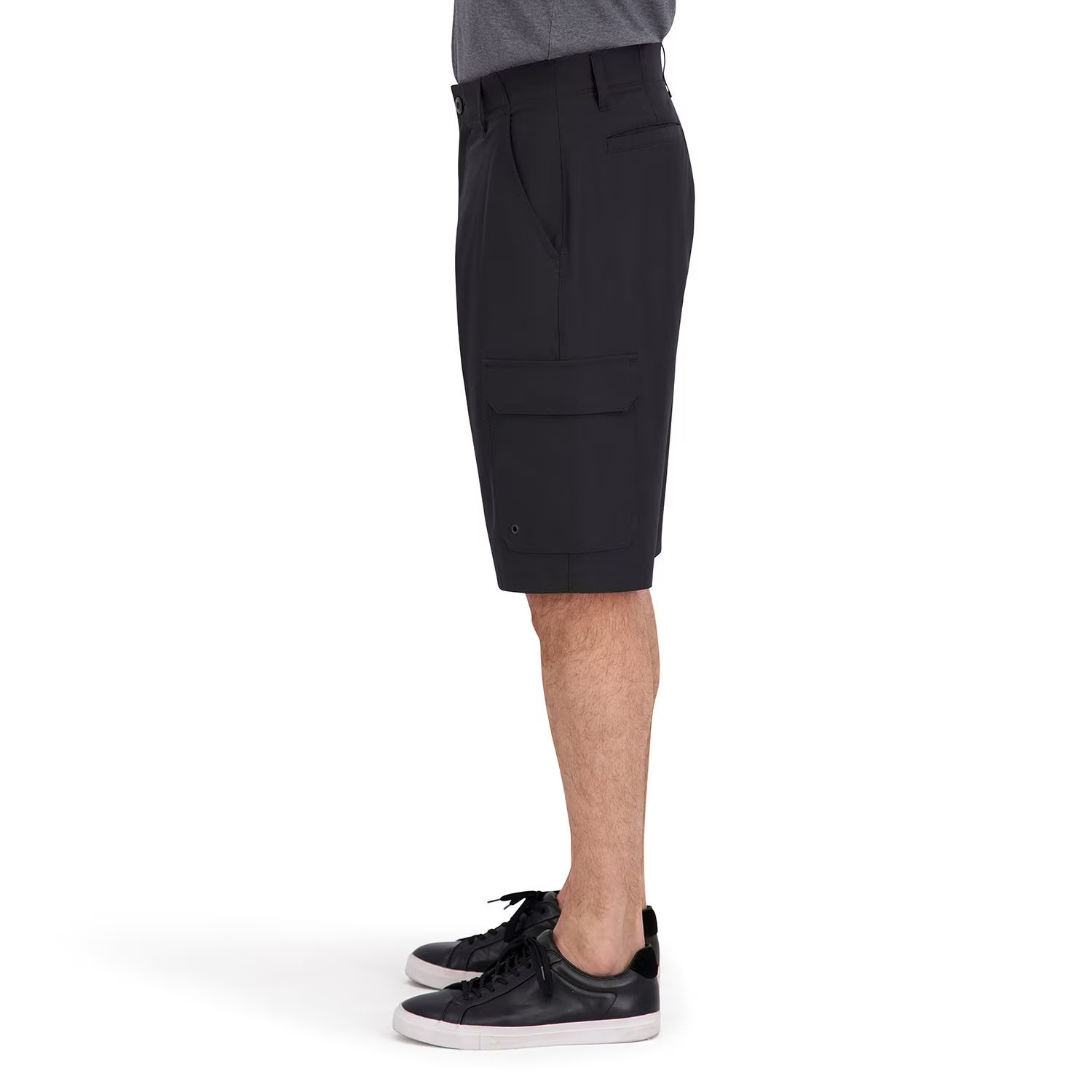 Iron Co. Men’s Stretch Hybrid Cargo Shorts Size 40 Black