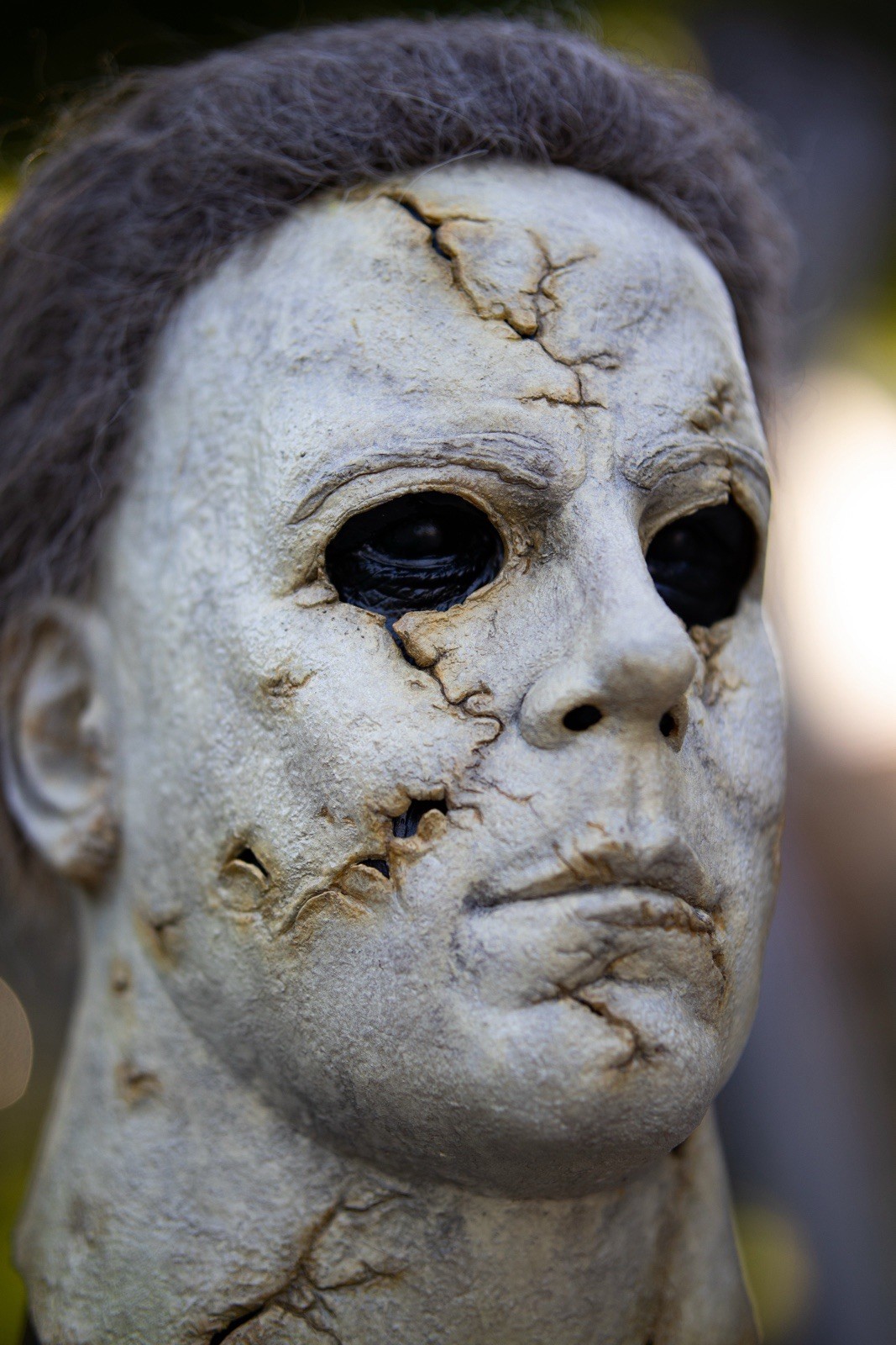 Dela Torre Gen 3 Buried Rob zombie Michael Myers mask with black inner shell