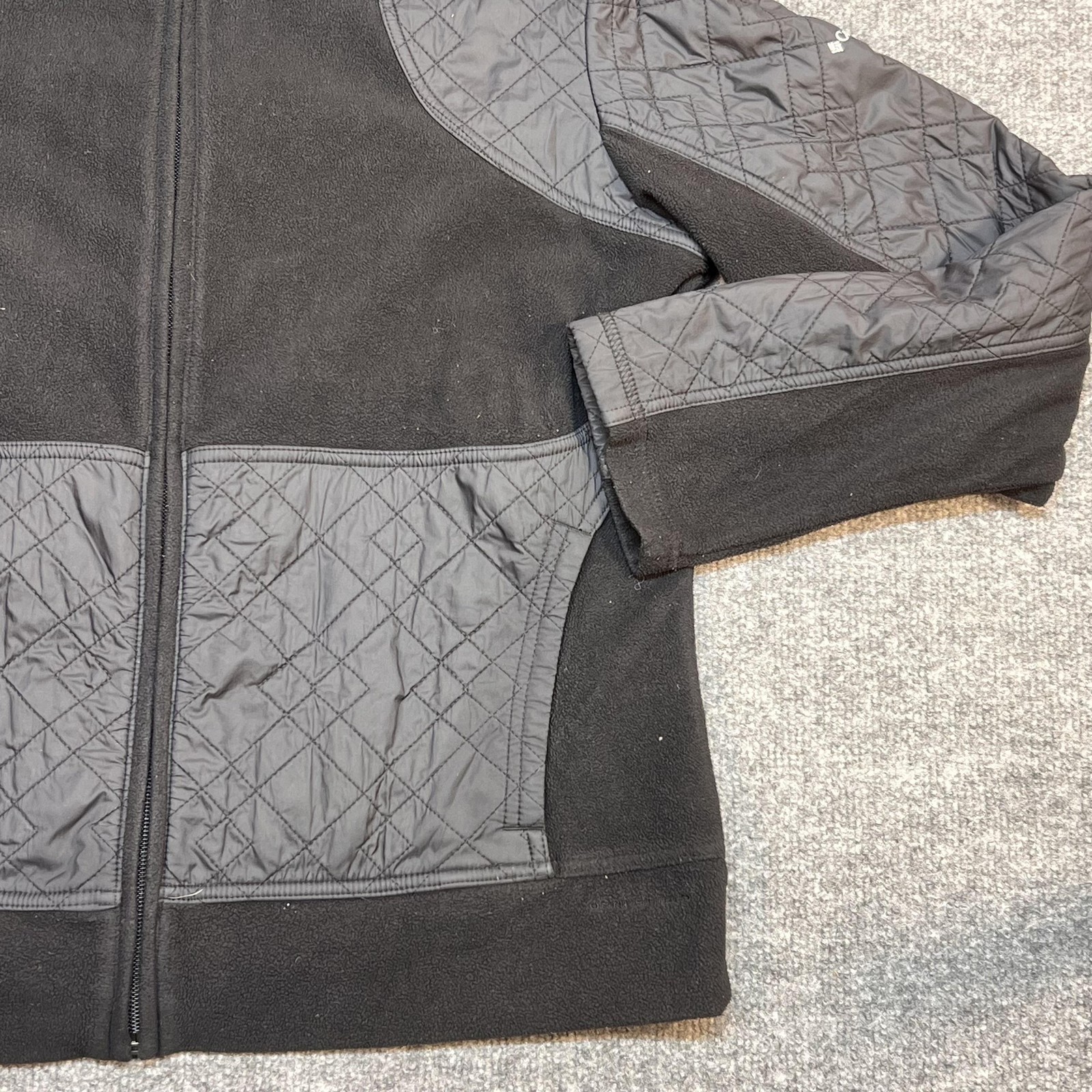 Columbia Titanium Jacket Womens Large Black Fleece Full Zip Insulated Pockets