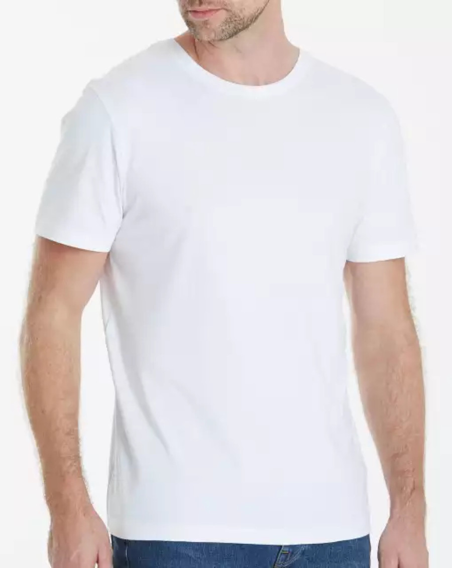 BYC 3 Pack Men 100% Premium Cotton Heavy Weight Crew Solid Short Sleeve T-Shirt