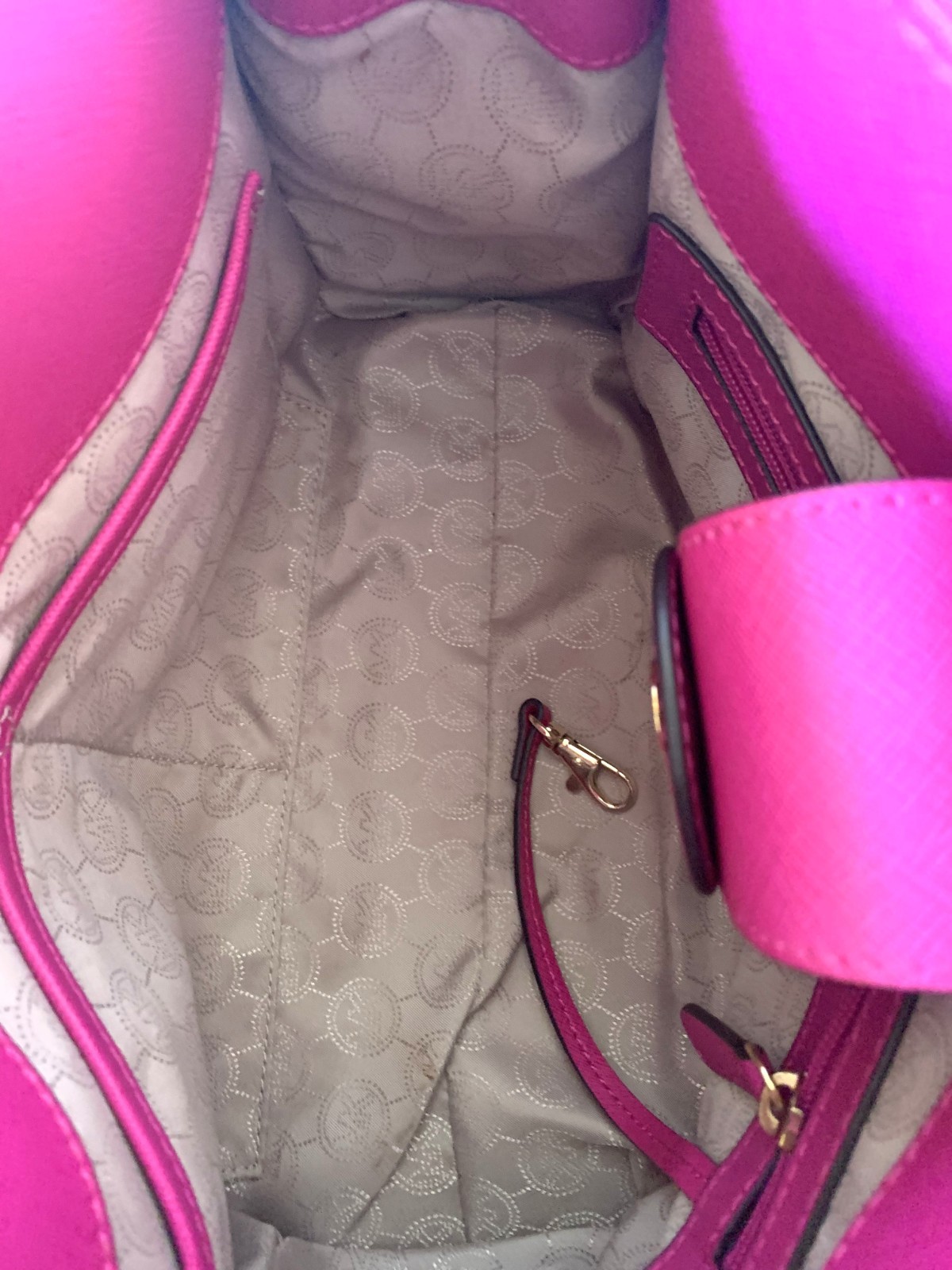 Michael Kors Genuine Leather, Hamilton Pink Tote – Excellent Condition