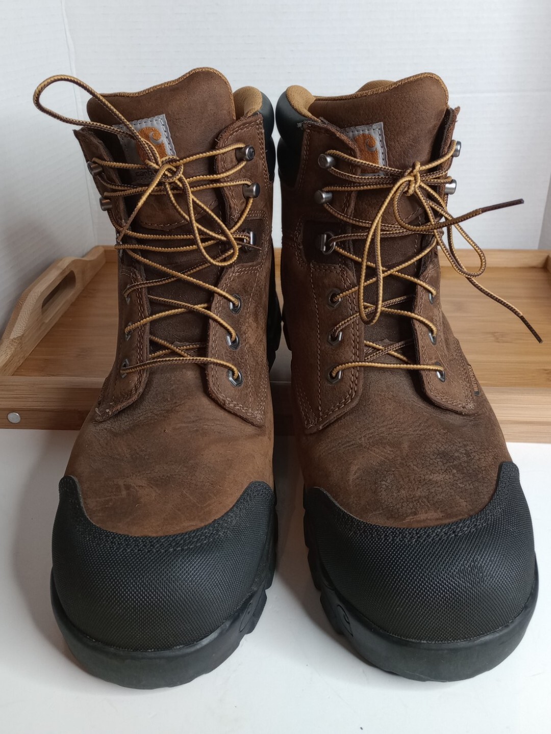Carhartt Men’s US 13M 6″ Rugged Flex WP Comp Toe Work Boot Dk Brown CMF6380