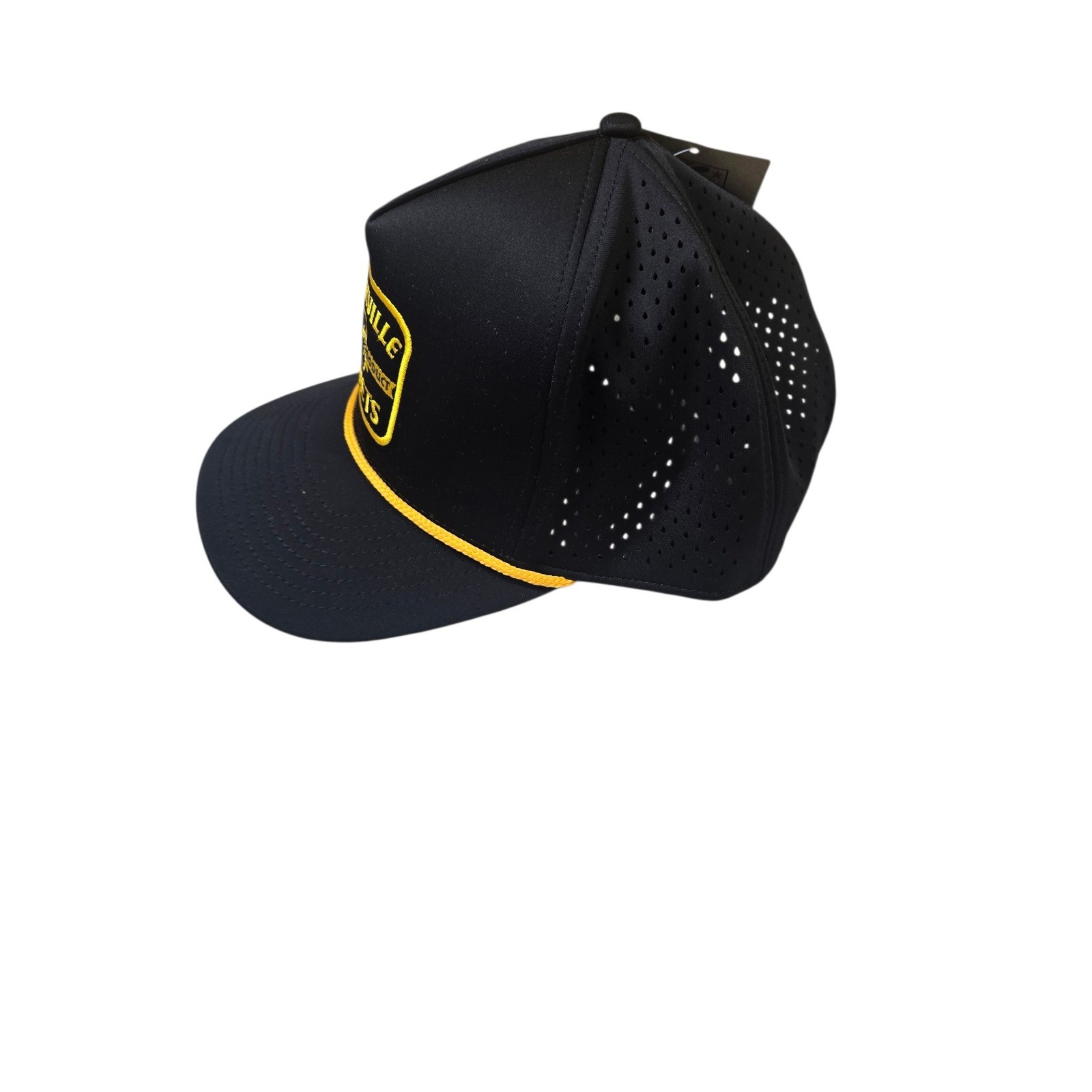 The Game Starkville Jackets Trucker Hat Black Yellow Rope Snapback Cap G200R NEW
