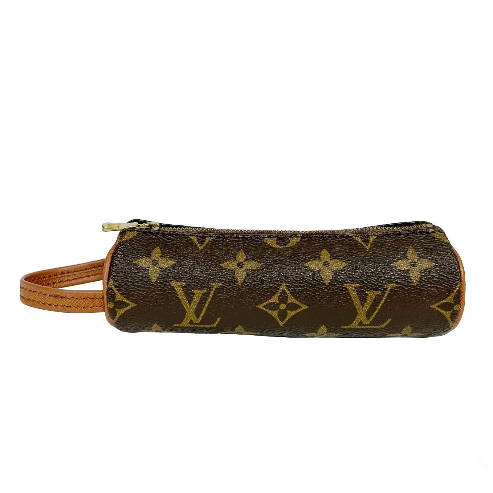 LOUIS VUITTON Monogram Canvas Golf Ball Pouch M58249 Authentic
