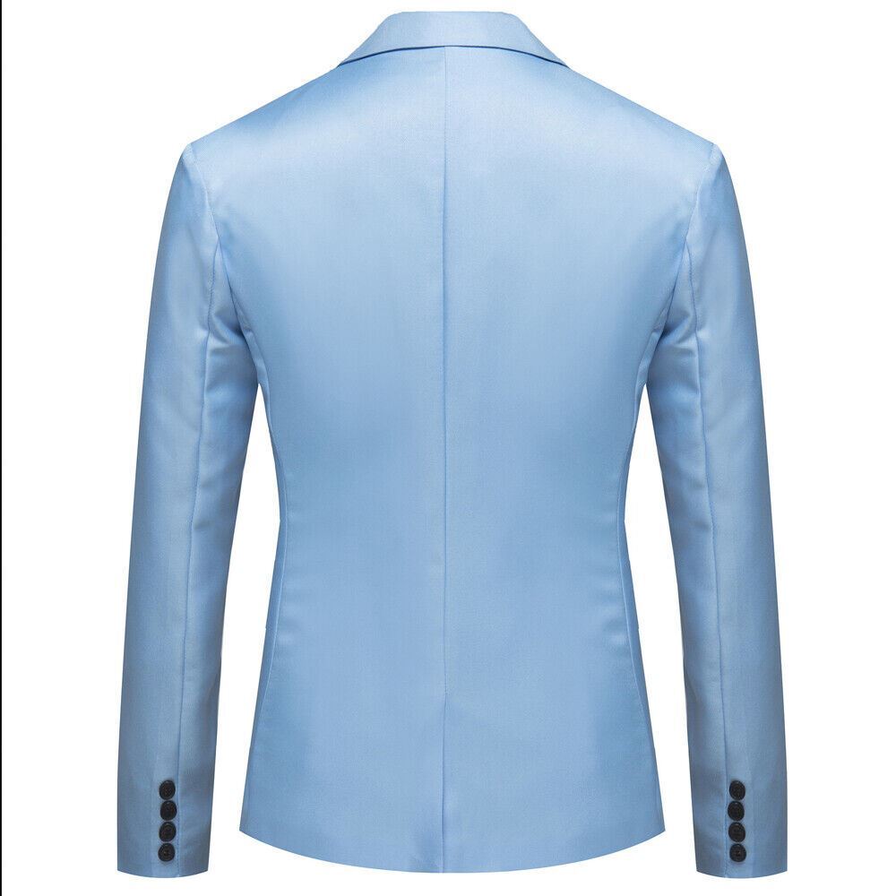Men’s Tuxedo Jacket Notched Lapel One Button Suit Blazer for Dinner Wedding Prom