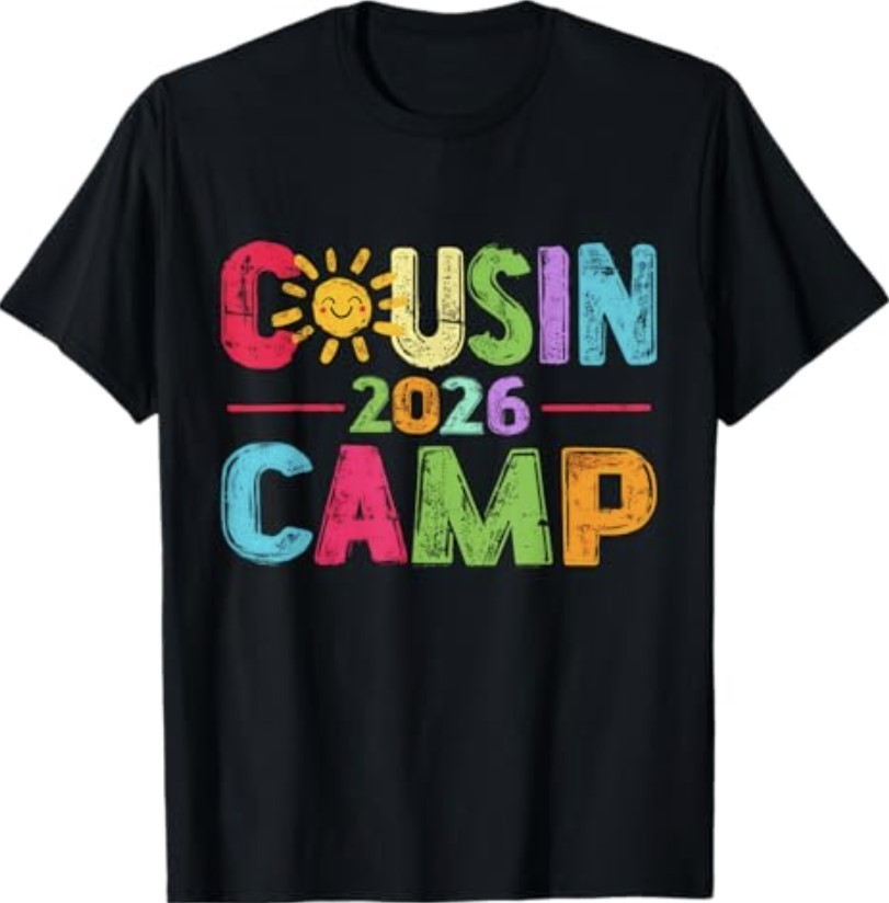 Cousin Camp Crew 2026 Summer Vacation Beach Family Boy Girl T-Shirt