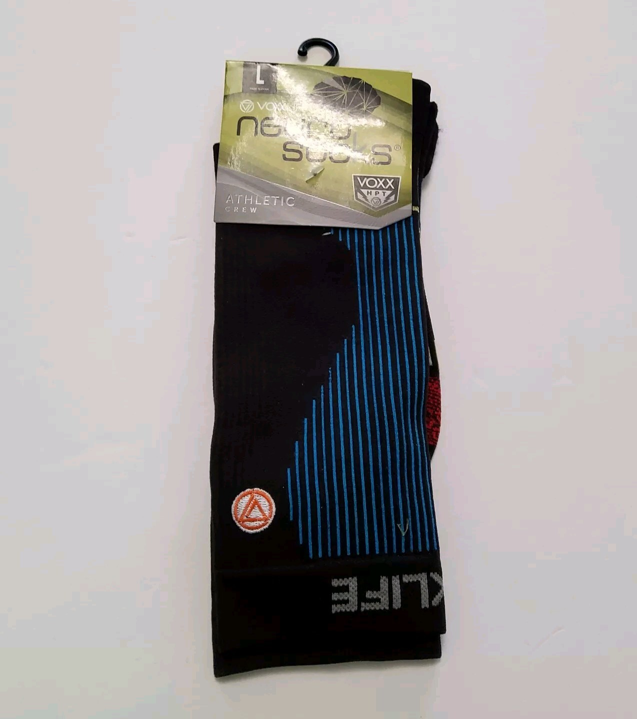 Voxx Life Stasis Neuro Socks Athletic Crew Black Size L (Men’s 9.5-12.5)