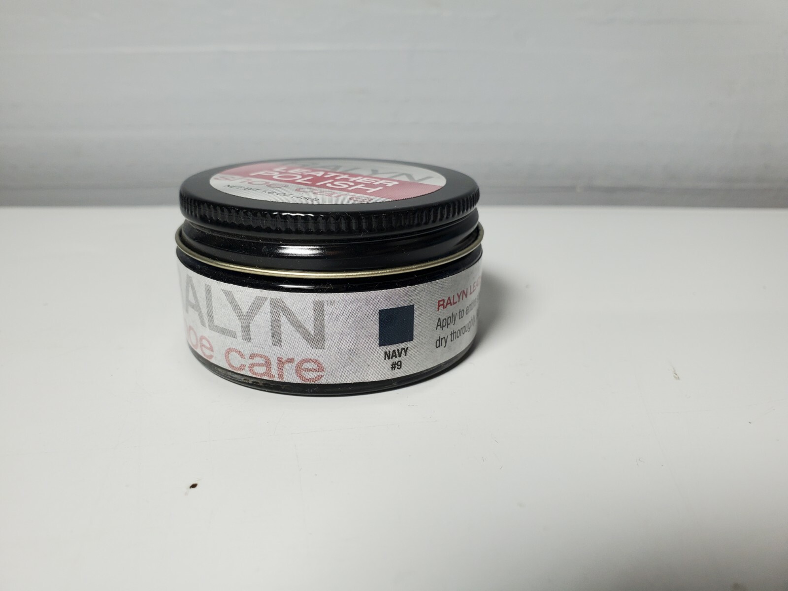 Shoe Polish Leather Polish Cream leather shoe polish Navy #9 Made USA 1.6 Oz.