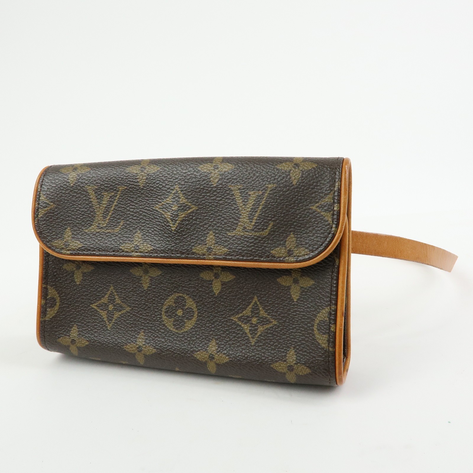 Louis Vuitton Monogram Pochette Florentine XS Waist Bag Belt M51855 Used F/S