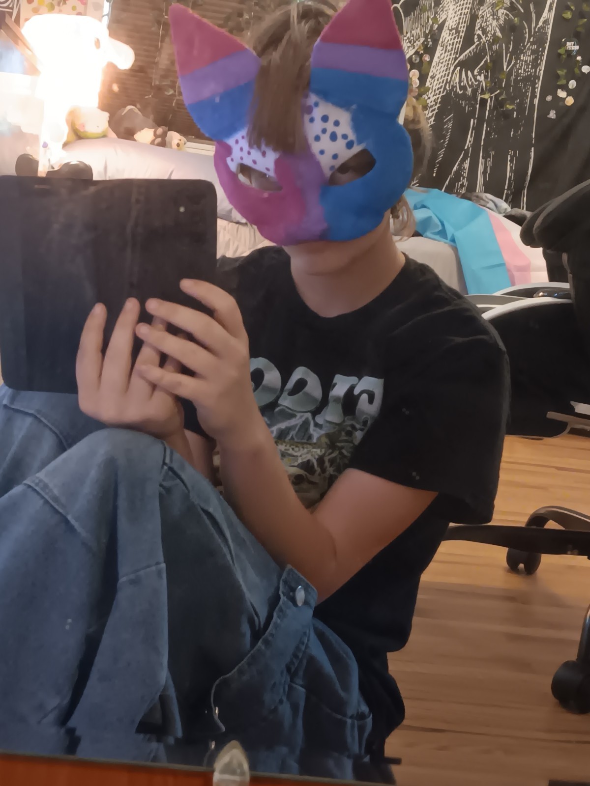 Bisexual Pride Therian Mask