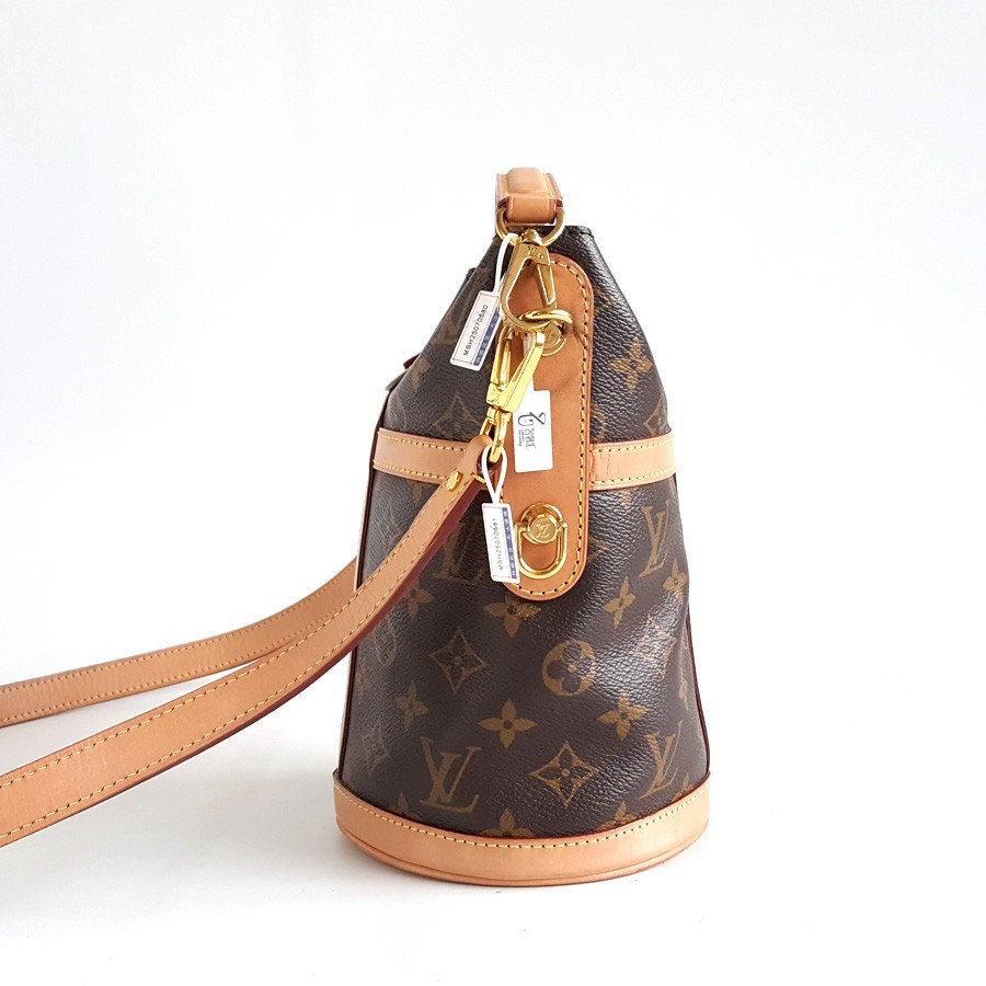 Louis Vuitton Pommes Frites bag Duffle brown monogram top handle shoulder bag