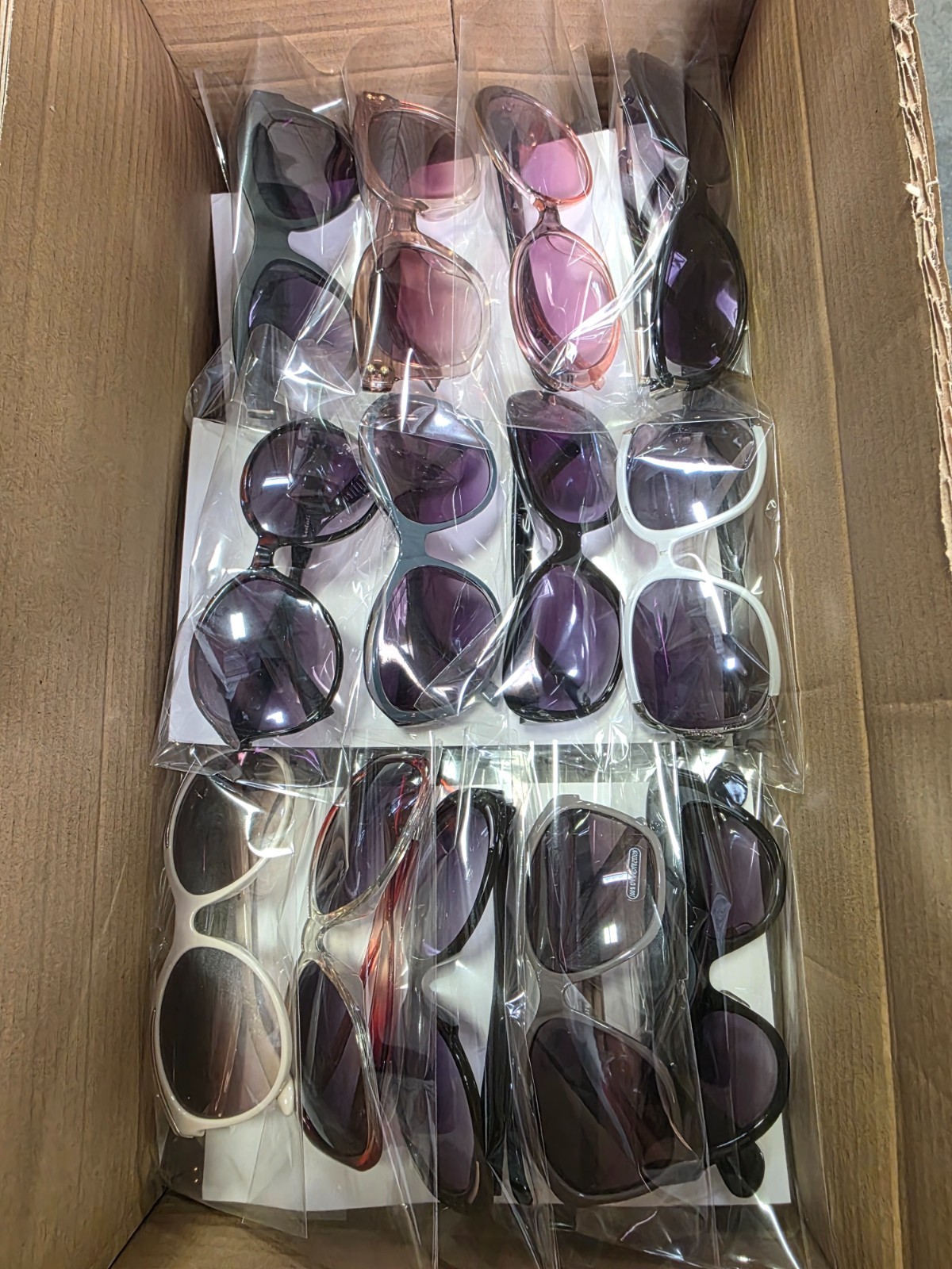 Bulk Lot 100 PCS Womens Sunglasses New Mixed Styles Plastic Metal Wholesale Mix
