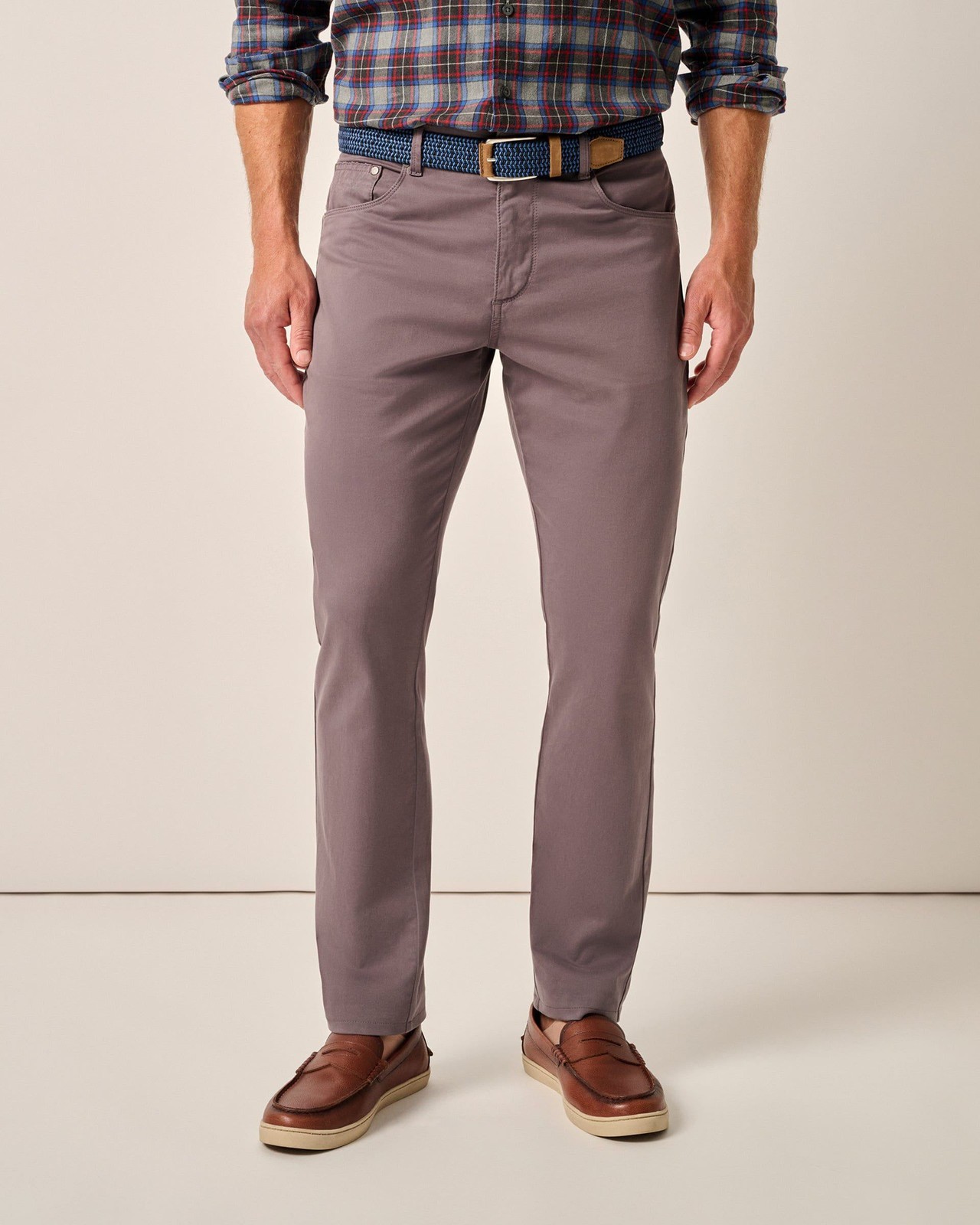Carmel Sateen 5-Pocket Pants johnnie-O Mens Size 35×32 (7850864)