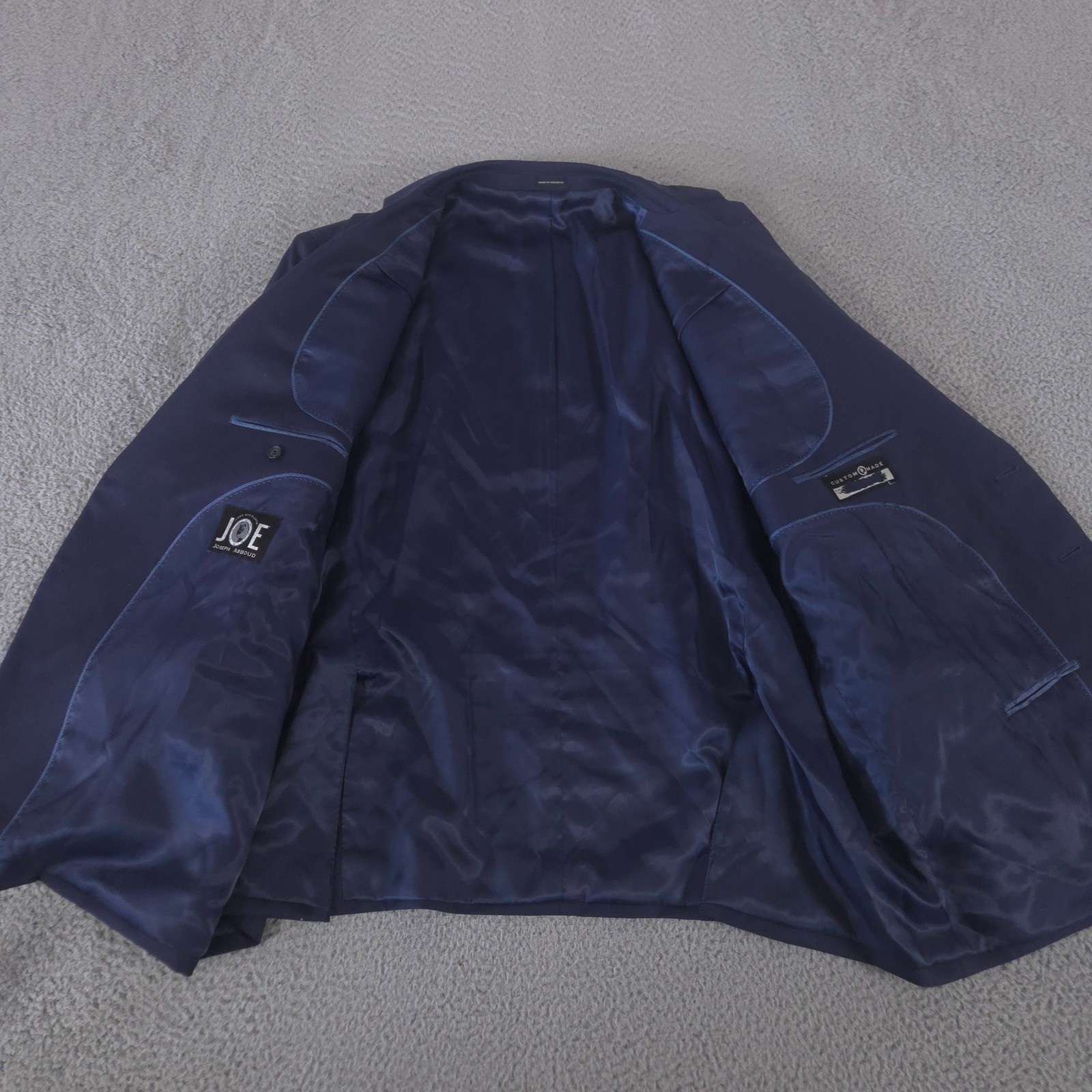 Joseph Abboud 2-Piece Suit Mens 54 Short 48×28 JOE Bespoke 100% Wool Straight