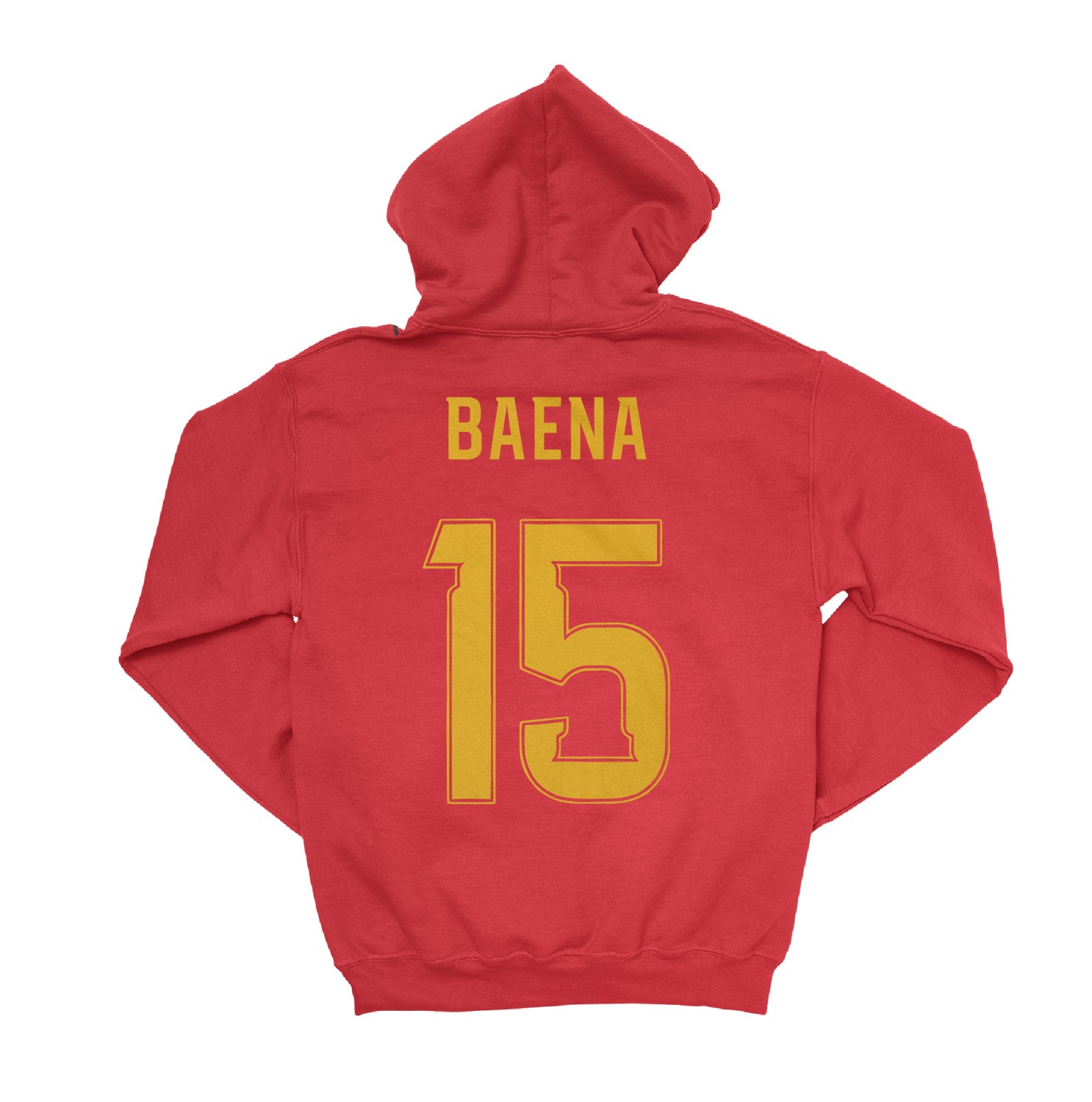Spain Soccer Pride Baena 15 Two-Sided Tribute Unisex Hooded Sweatshirt