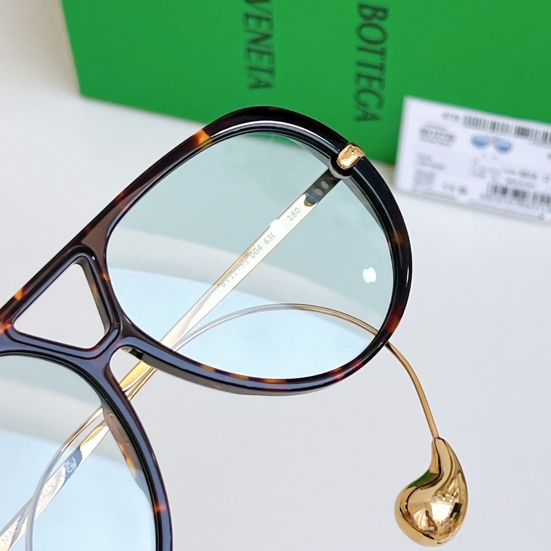 Bottega Veneta BV1273 Women’s Sunglasses Tortoiseshell Frame Blue Lens 63MM