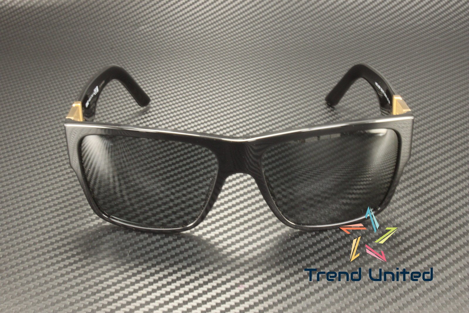 VERSACE VE4296 GB1 87 Black Gray 59 mm Men’s Sunglasses