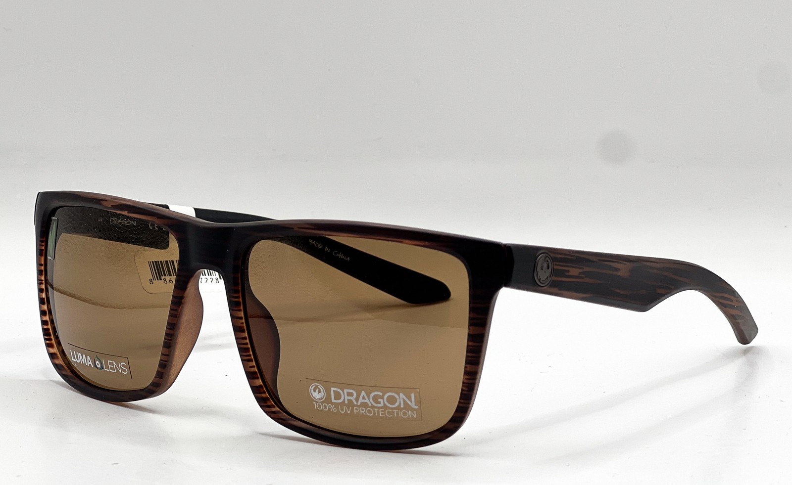NEW DRAGON MERIDIEN LL 234 TEAK WOOD AUTHENTIC SUNGLASSES 57-17