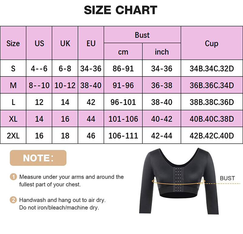 Arm Shaper for Women Post Surgery Compression Sleeves Slimming Faja Arm Lipo Top
