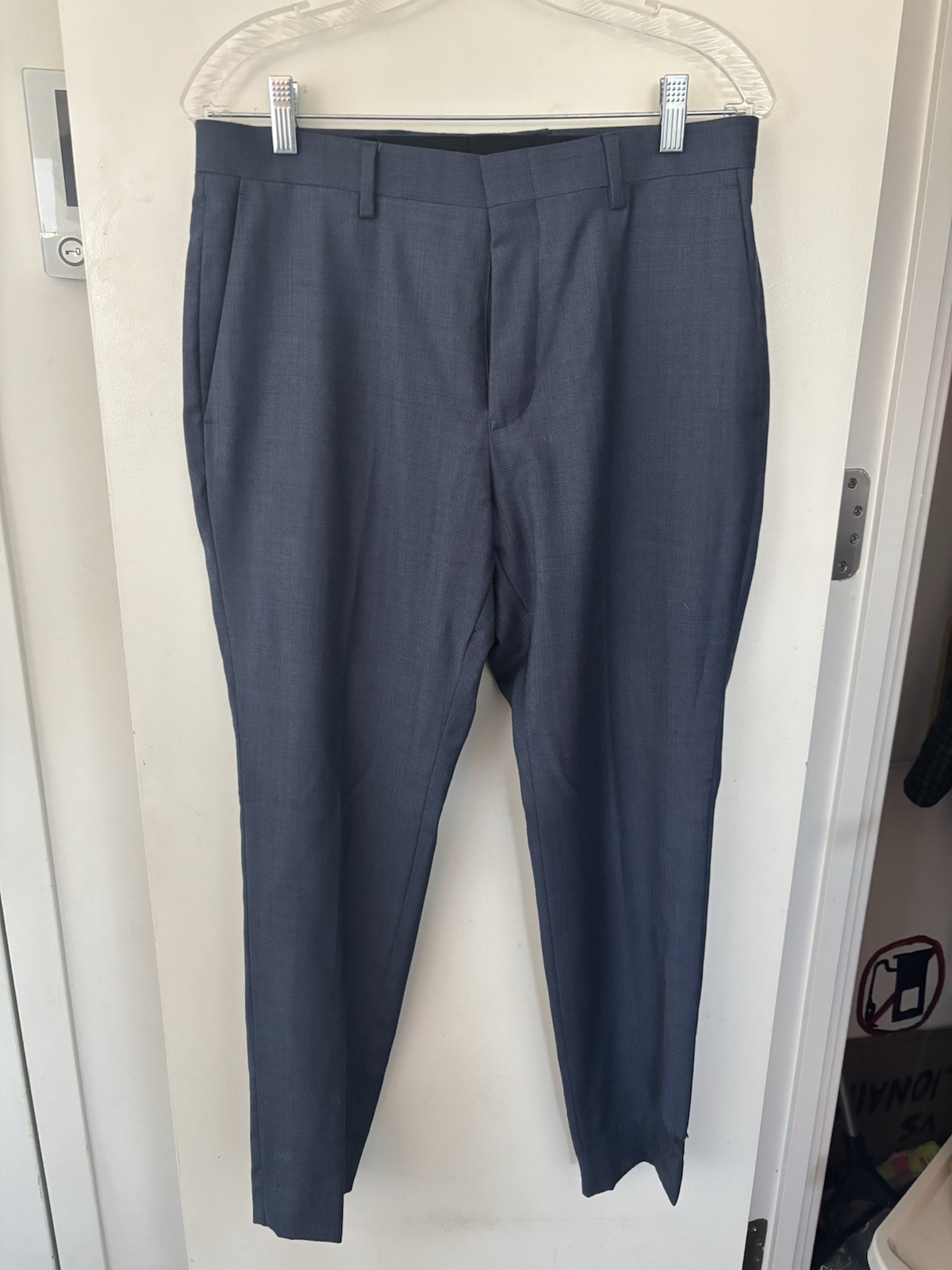 J Crew Suit Mens 38S Blue Ludlow Tollegno 1900 Slim Fit Wool Full 2 Piece 30×30