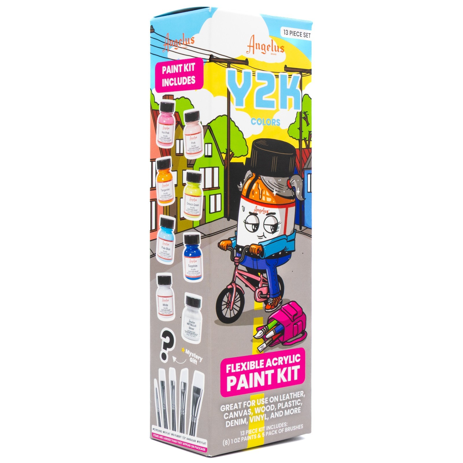 Angelus Waterproof Acrylic Leather Paint Kit 13-Piece – Sneaker Shoe Custom
