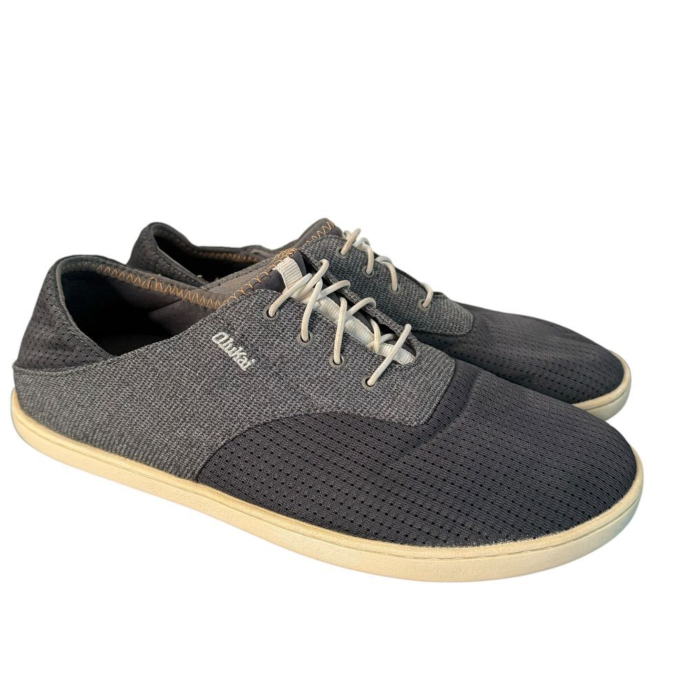 Olukai Nohea Moku Mens No Tie Boat Shoes Size 9 Quick Drying Slip On Beach