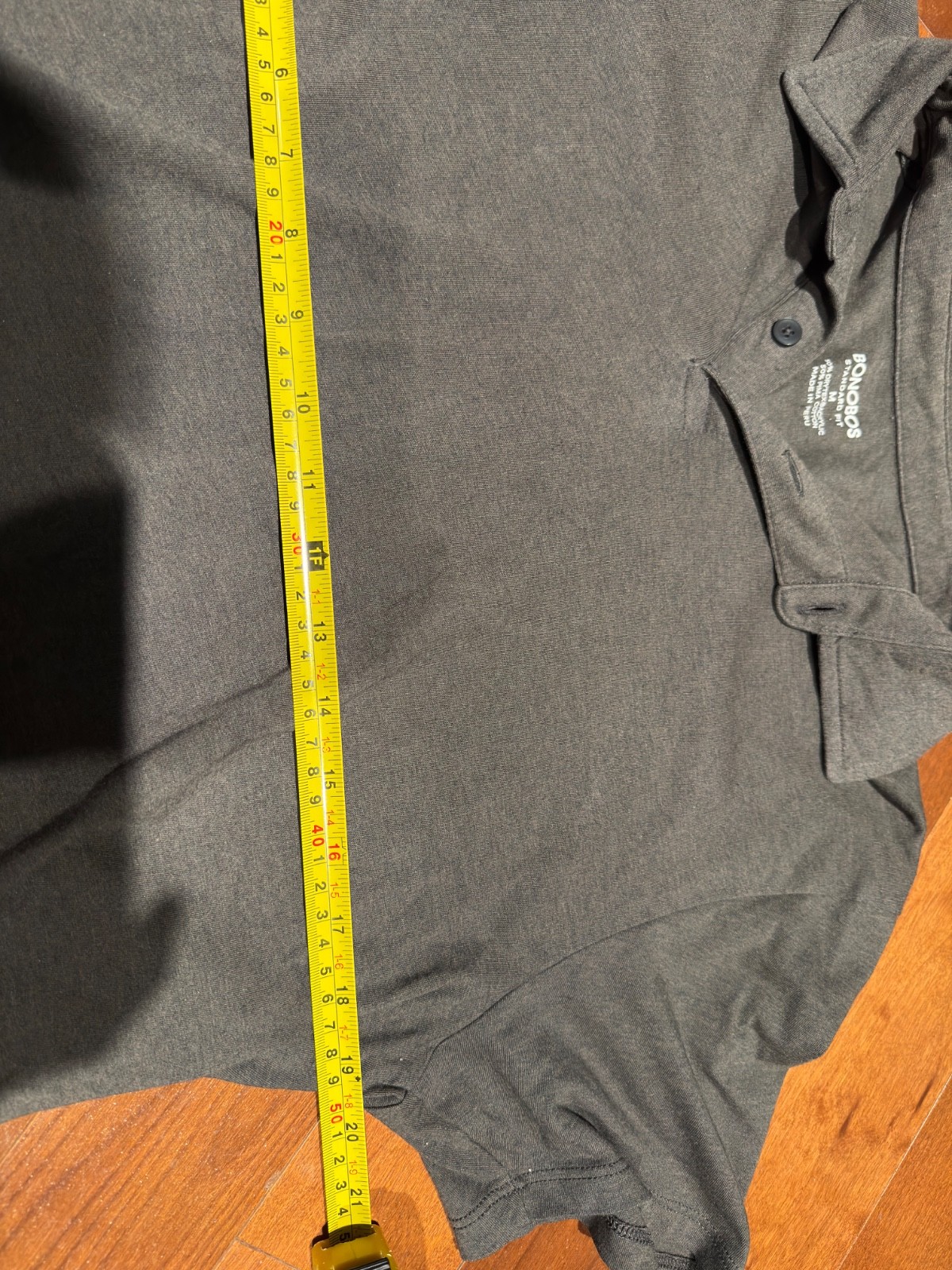 Bonobos Standard Fit Men’s Polo 2 Pack Blue and Gray Medium Pima Cotton Acrylic