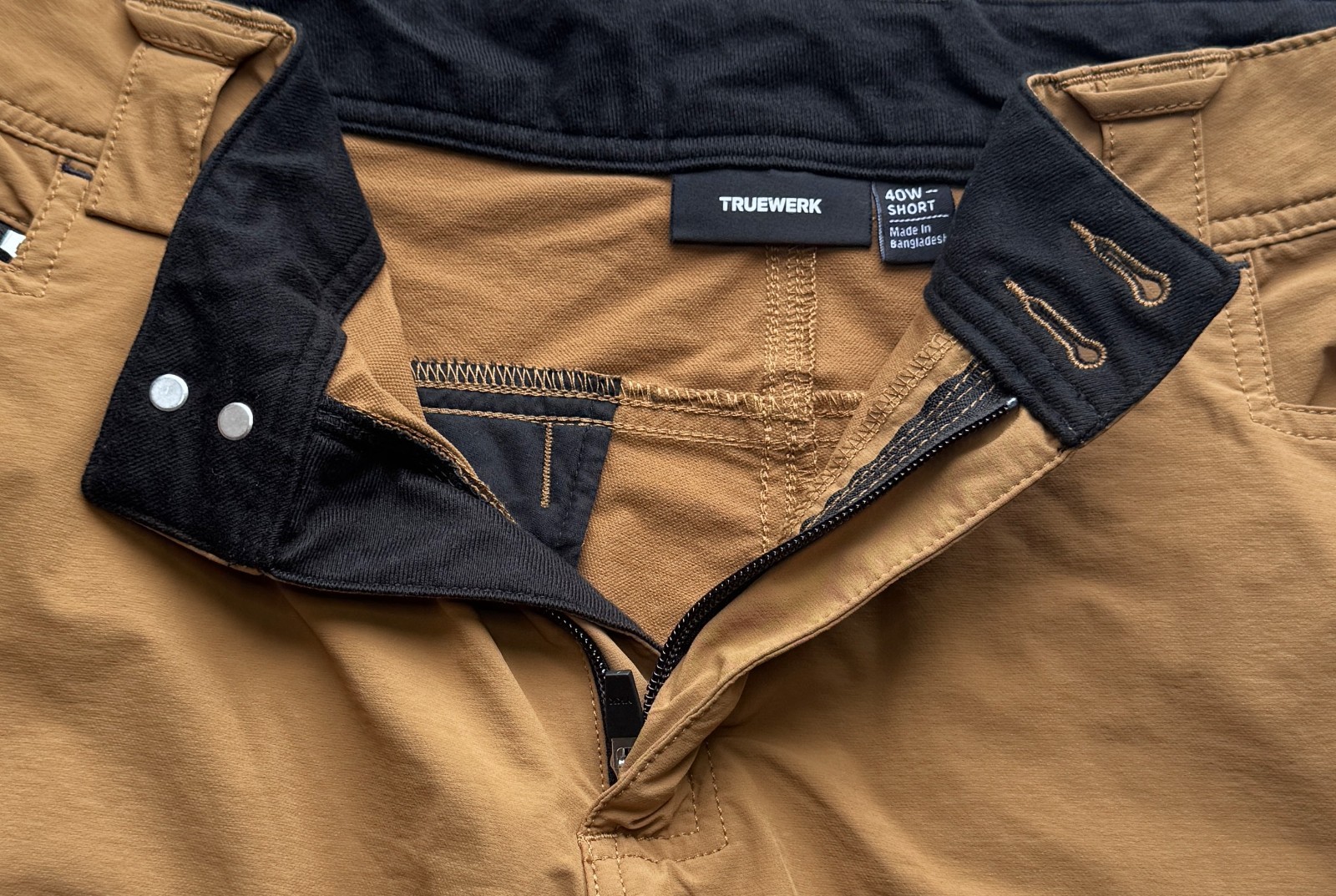 Truewerk Men’s Shorts. Size 40W Inseam10 Brown EUC