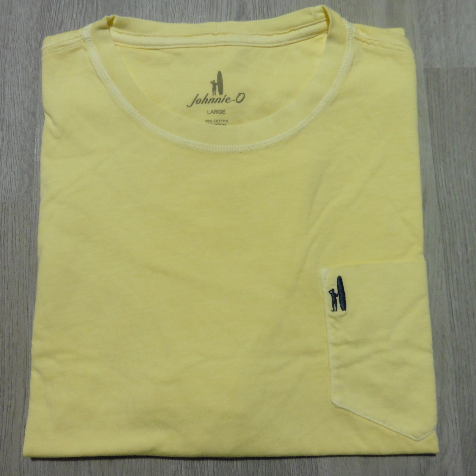JOHNNIE-O Mens L XL T SHIRT DALE 2.0 SHORT SLEEVE GOLF TEE NAVY MALIBLU BANDANA