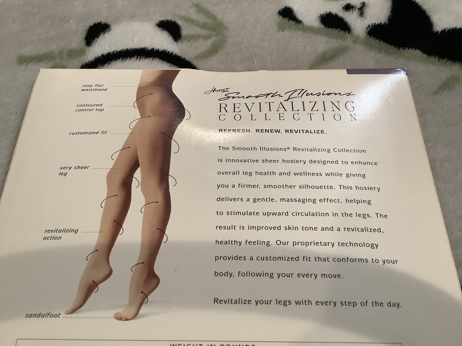 Hanes Women’s Pantyhose Size C B94 Gentle Brown Smooth Illusions Revitalizing
