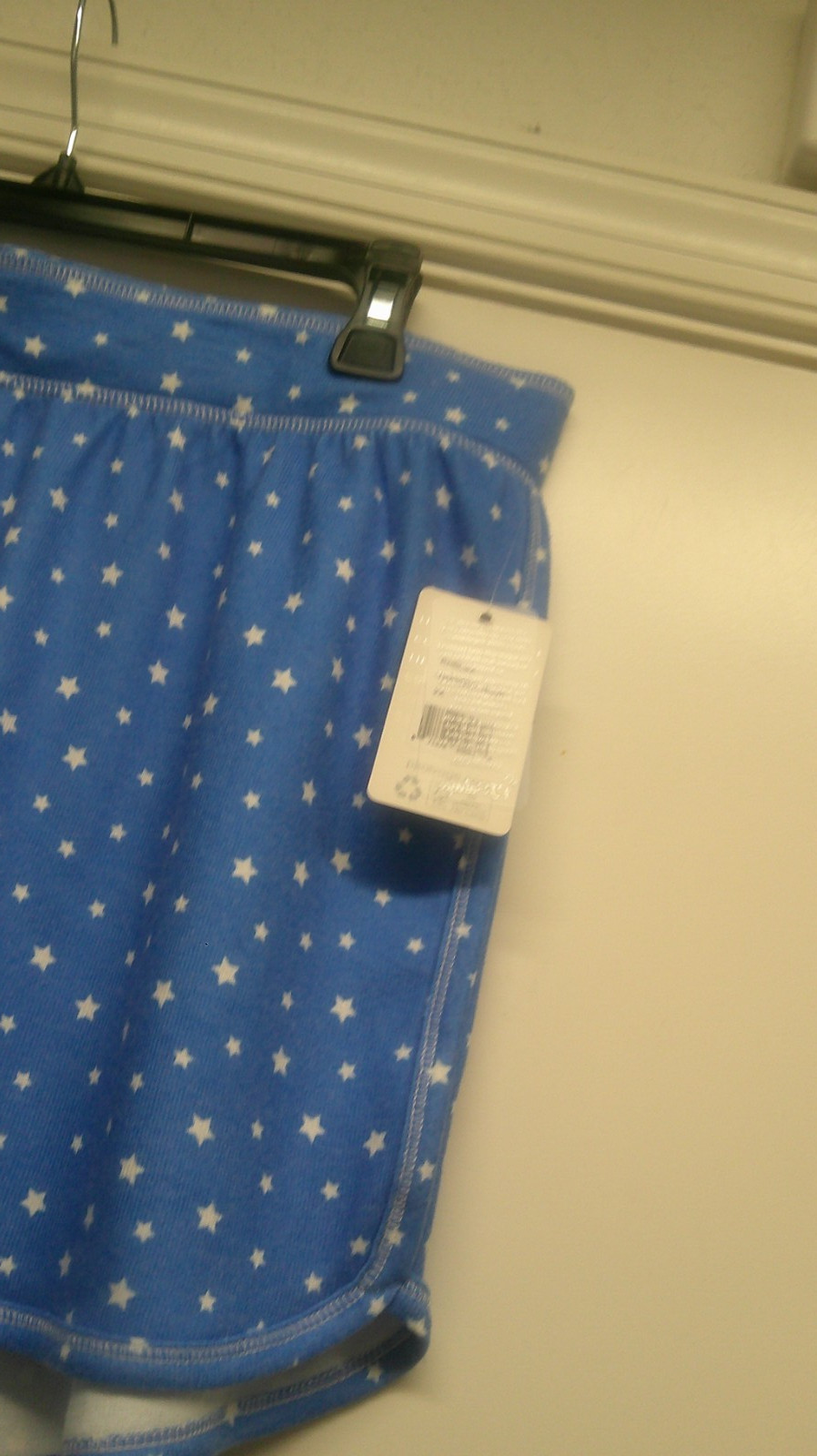 NWT PJ Salvage 2X Lounge,PJ’S Stars Shorts, Tranquil Blue, Tie Close W/ Elastic