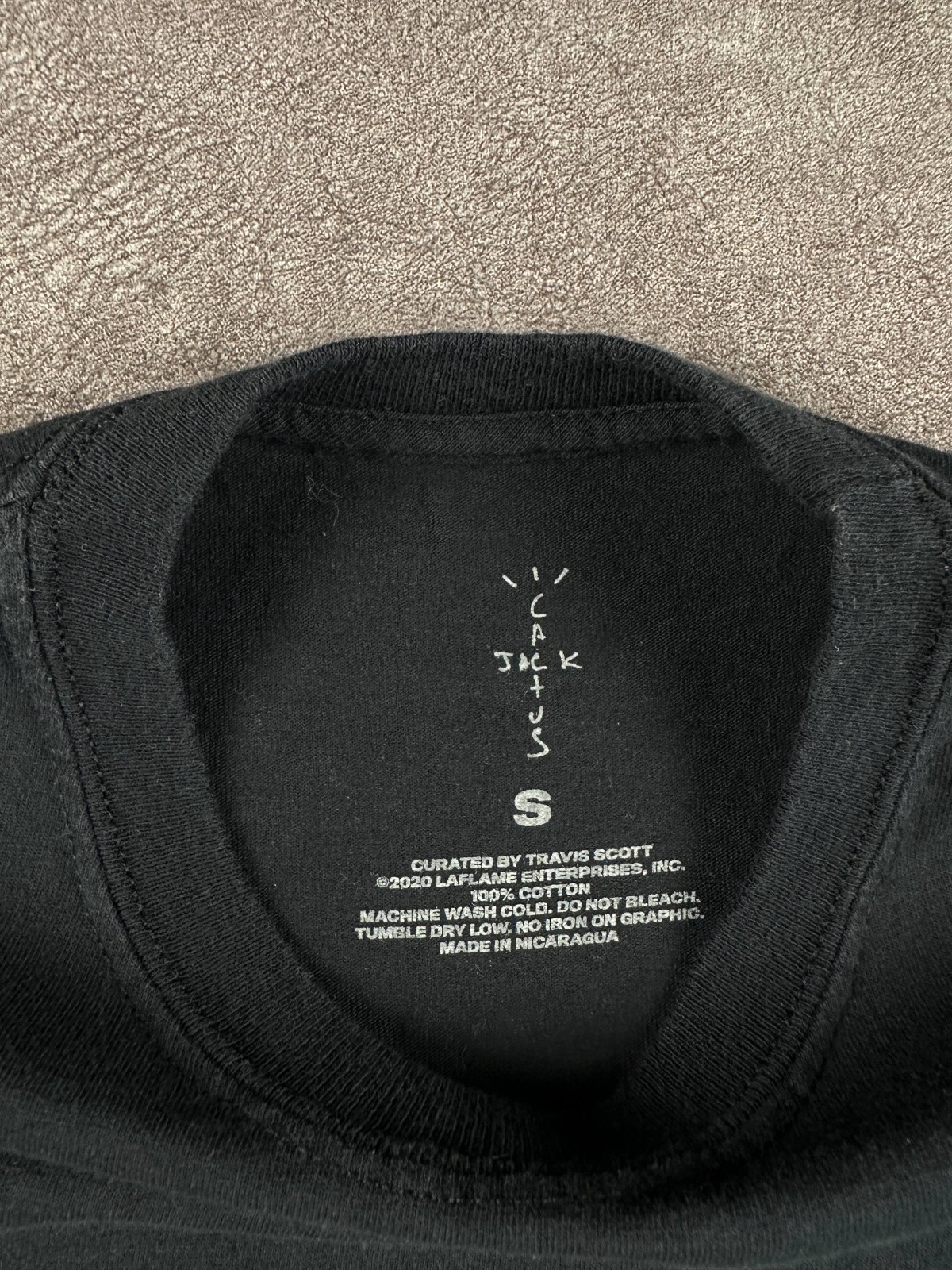 Travis Scott Cactus Jack Jackboys T-Shirt Black Men’s Size S 2020 Merch Fortnite