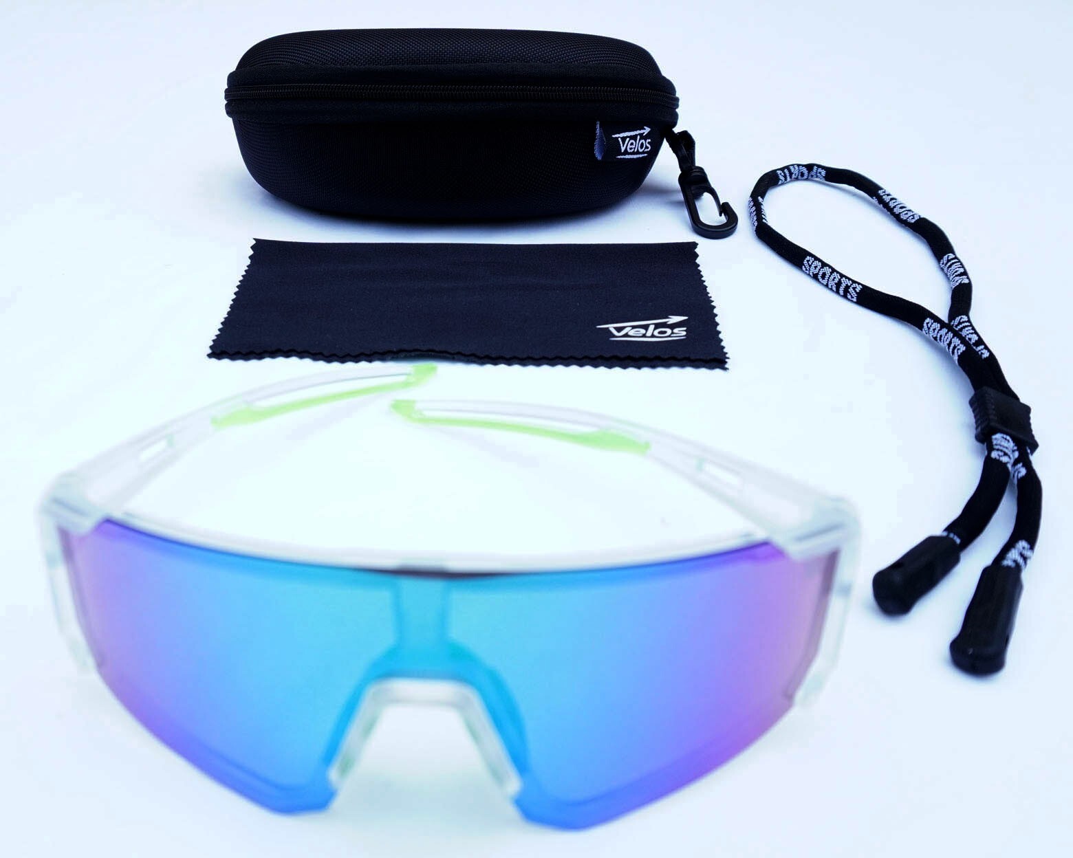 Velos Sports™ Shades Sunglasses – Polarized Mirrored TAC Lenses Baseball Cycling