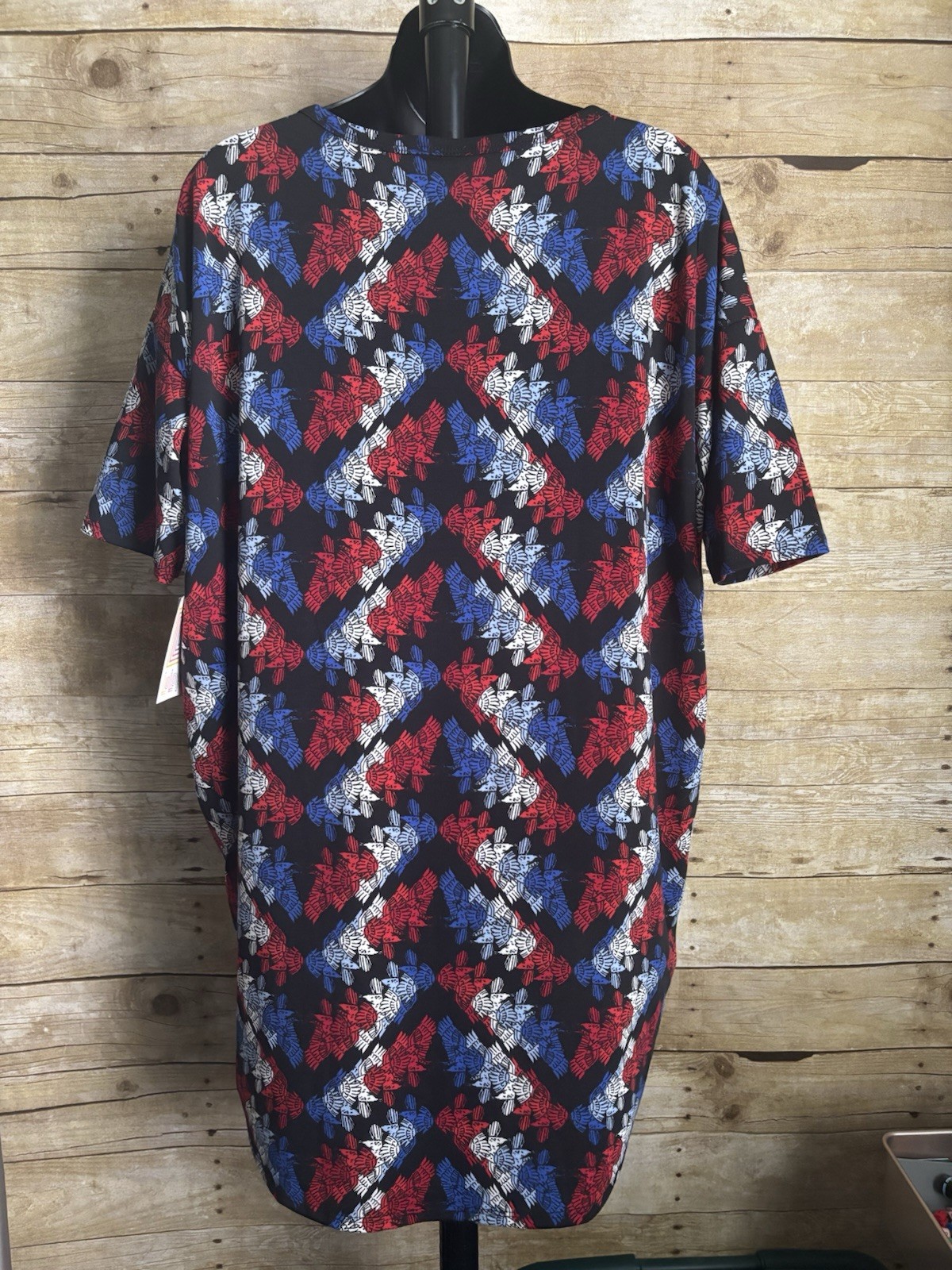 LuLaRoe Irma Tunic – New with Tags [NWT] – Small – Patriotic, Eagles