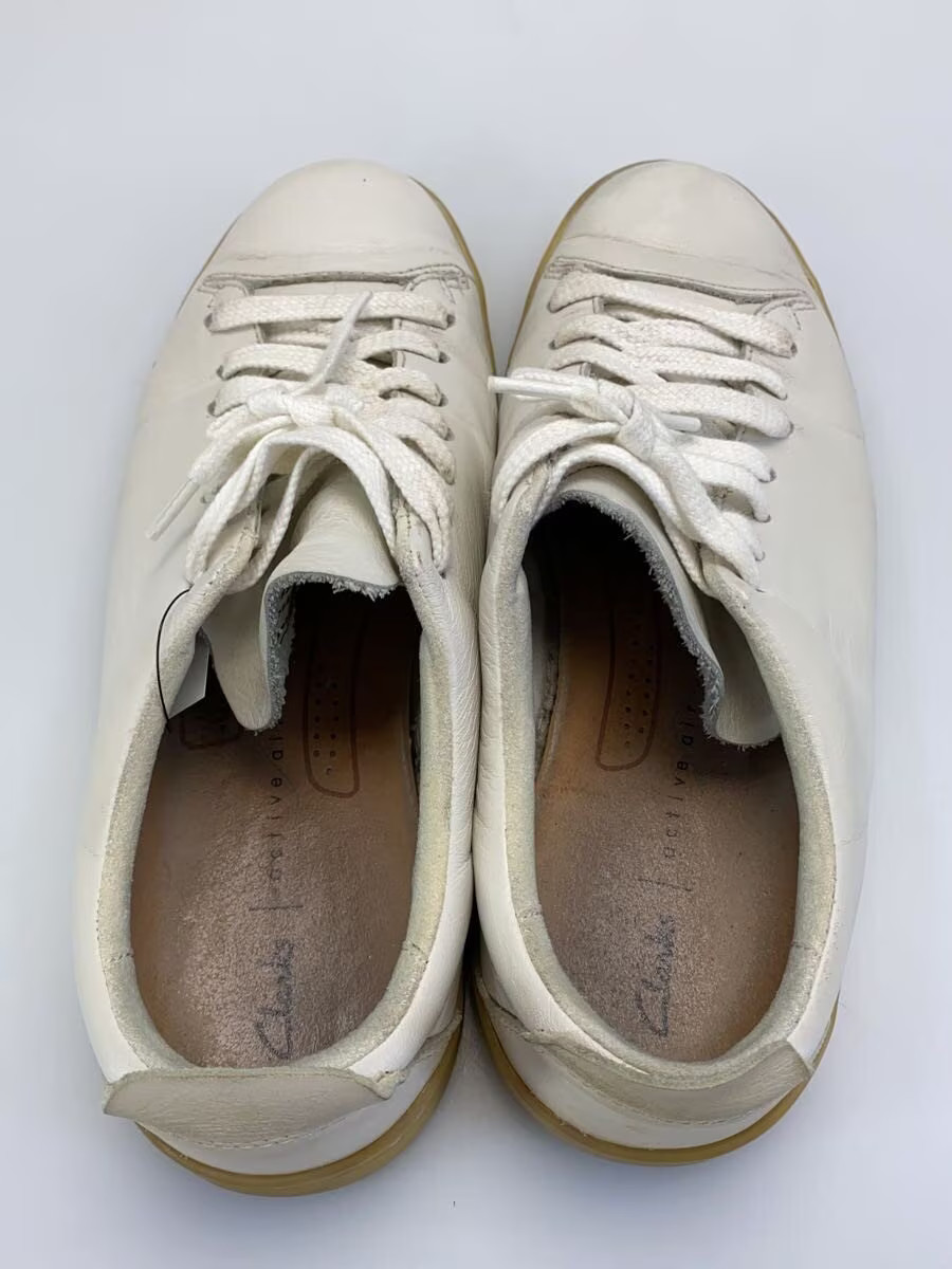 Clarks Low-Cut Sneakers/26.5Cm/Wht/21621 BF963