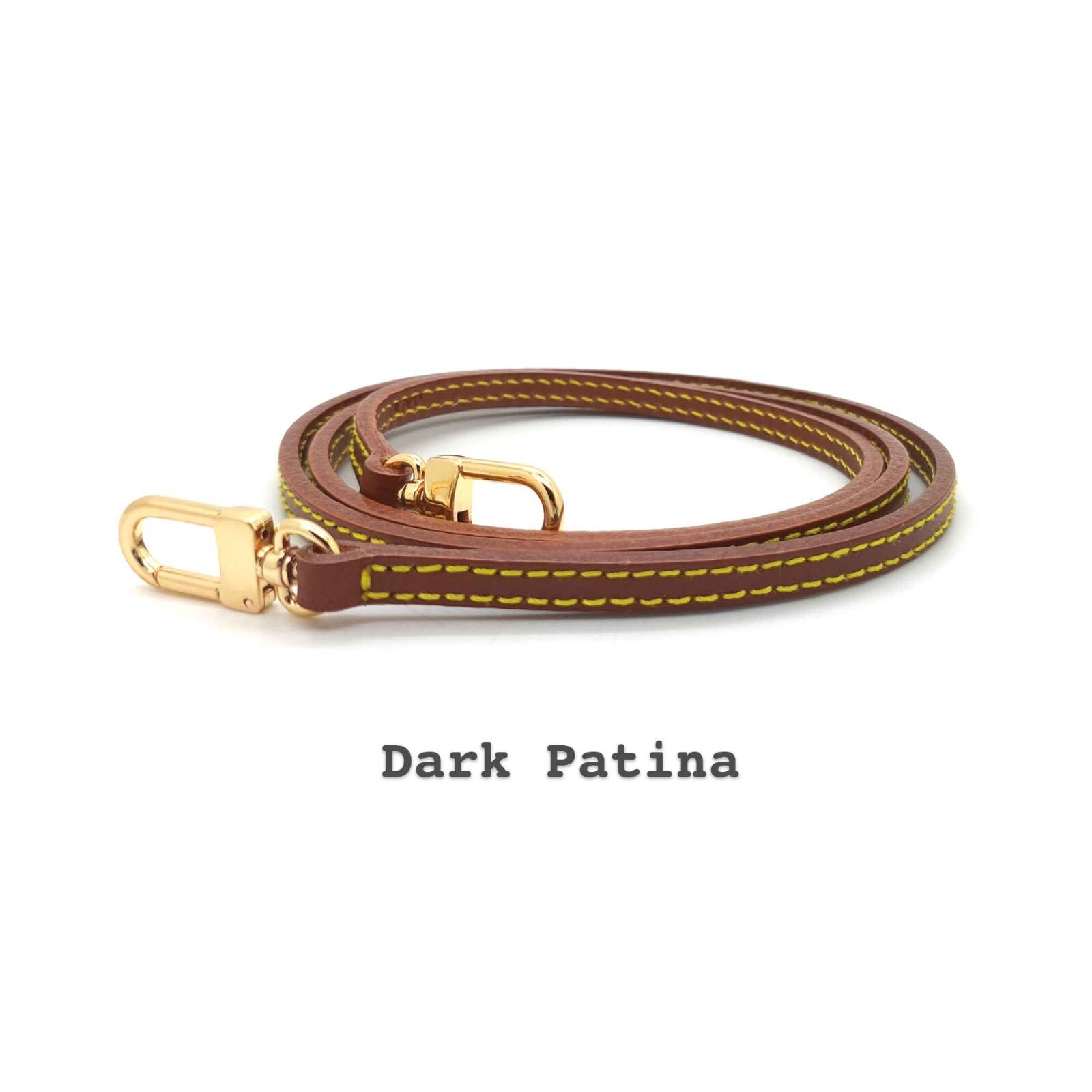 Vachetta Crossbody Leather Strap for Pochette Accessoires mini pouch purse bag