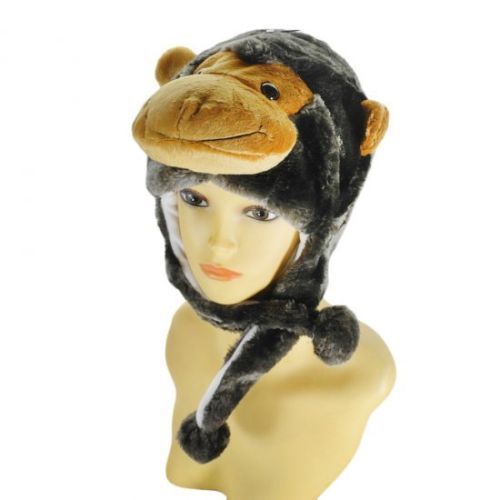 New Unisex Plush Cartoon Animal Winter Trooper Hat Warm Fluffy Adult Kid Cap