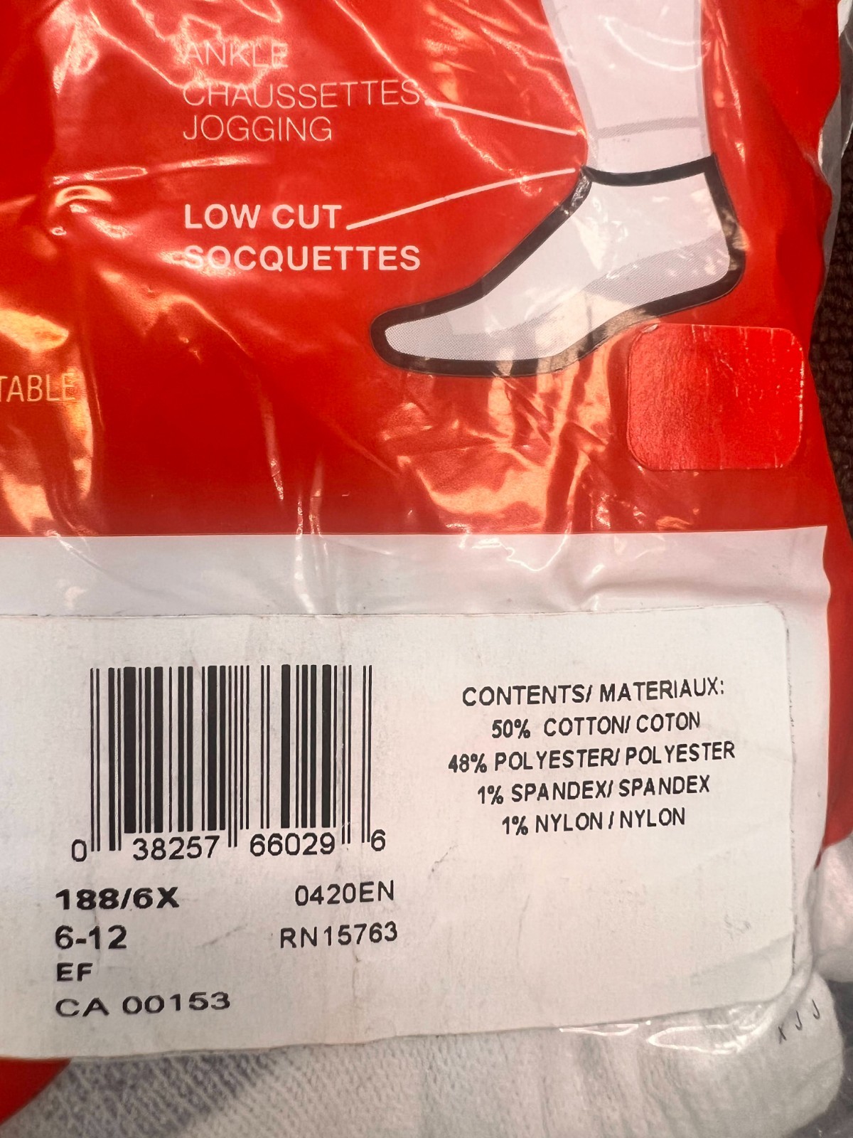 Hanes Men’s White Cushioned Low Cut Socks Soft Cotton Size 6-12 | 12 Pairs