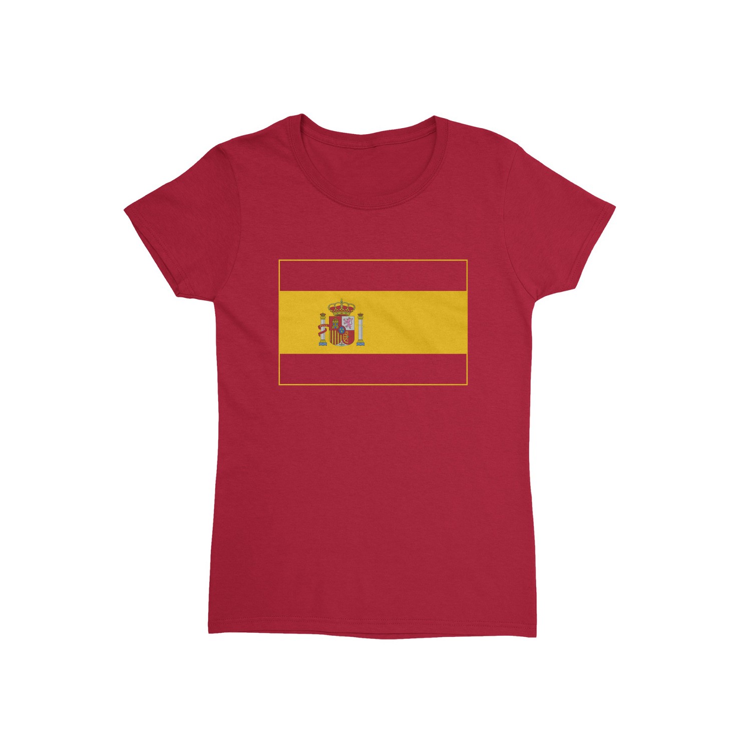 Spain Soccer Pride Gavira 9 Two-Sided Tribute Ladies’ Crewneck T-Shirt
