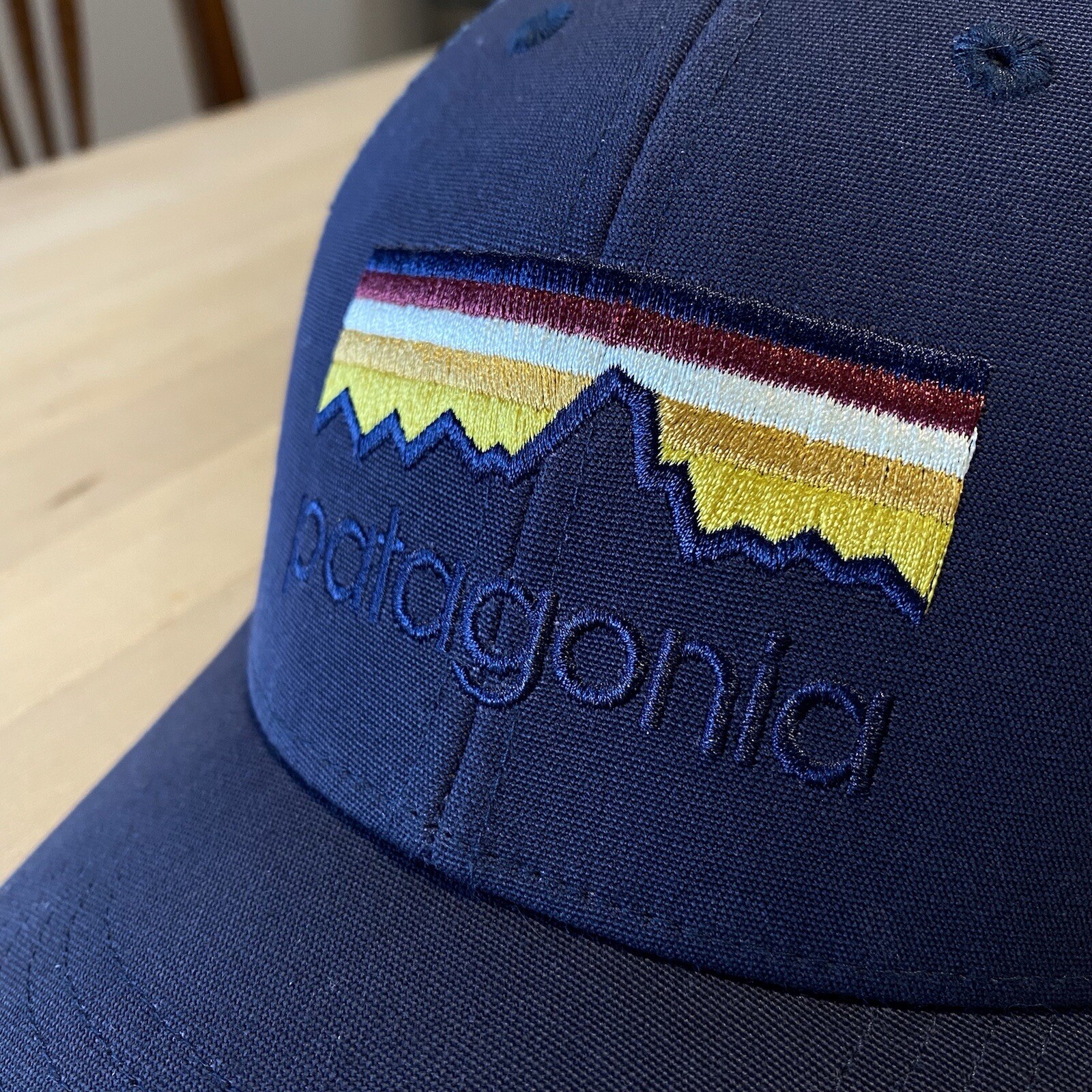 Patagonia Line Logo Lopro Trucker Hat – Mint – Smolder Blue – Fall 2015