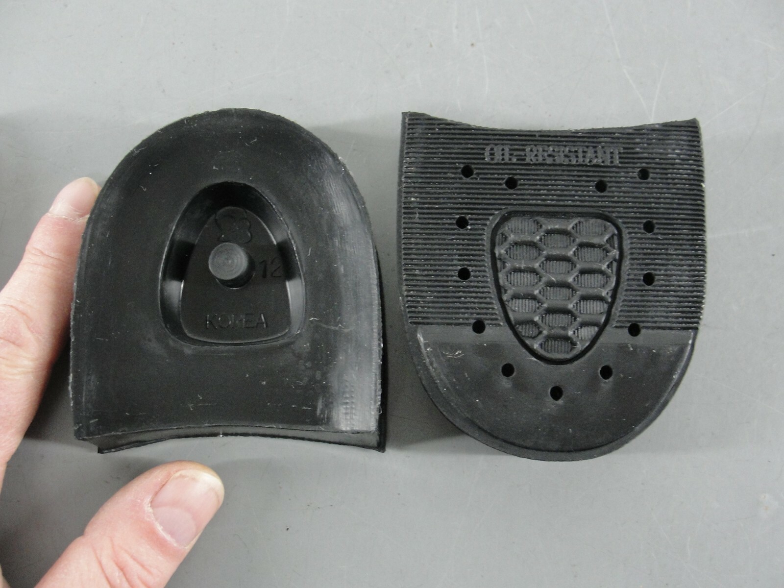 SOLID BLOCK RUBBER REPLACEMENT SHOE REPAIR 👞 BOOT HEEL #28 OIL RESISTANT BLACK