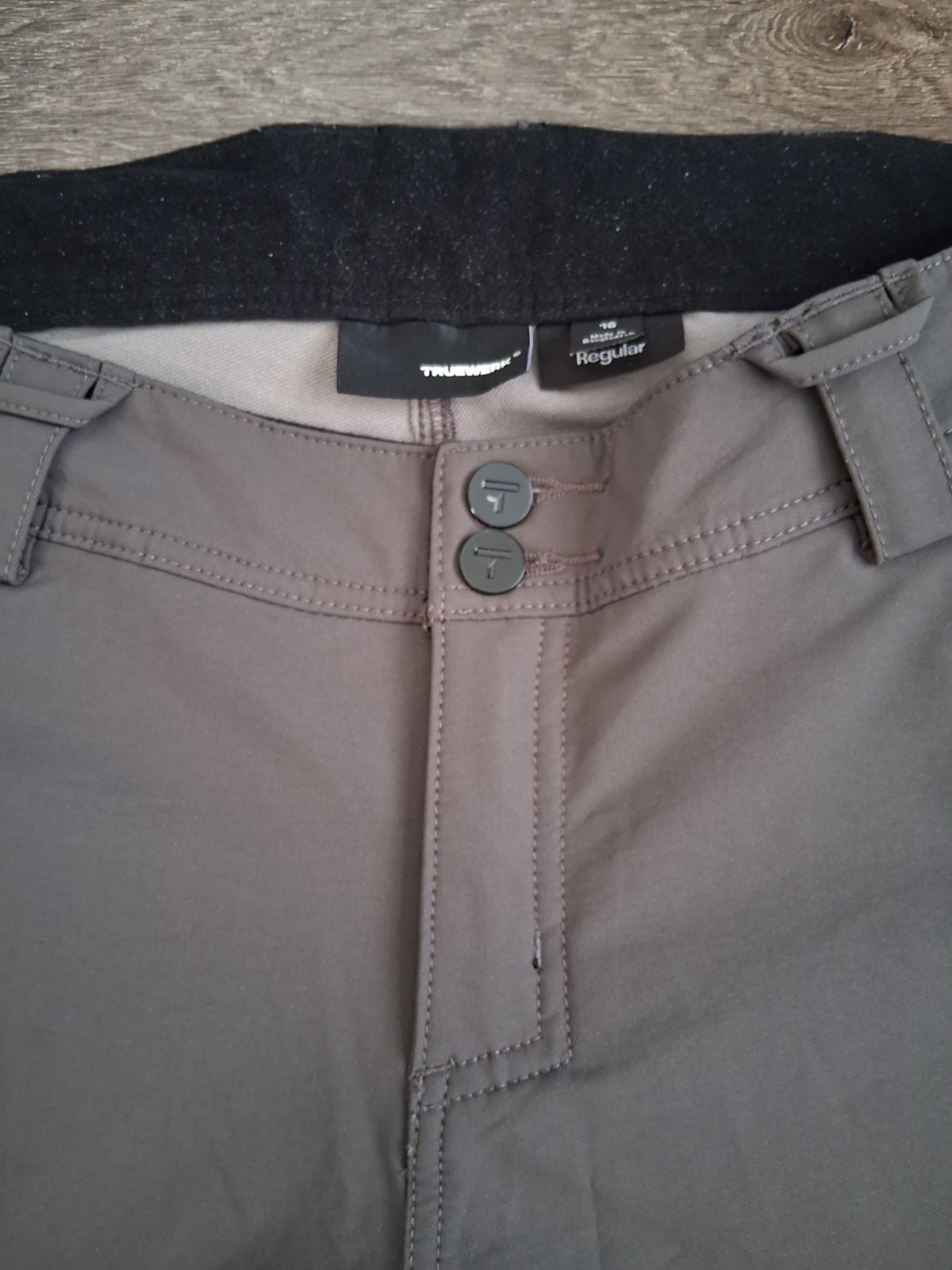 Truewerk T2 Werk Pants Durable Water Resistant Grey Womans Size 16 (36×31)