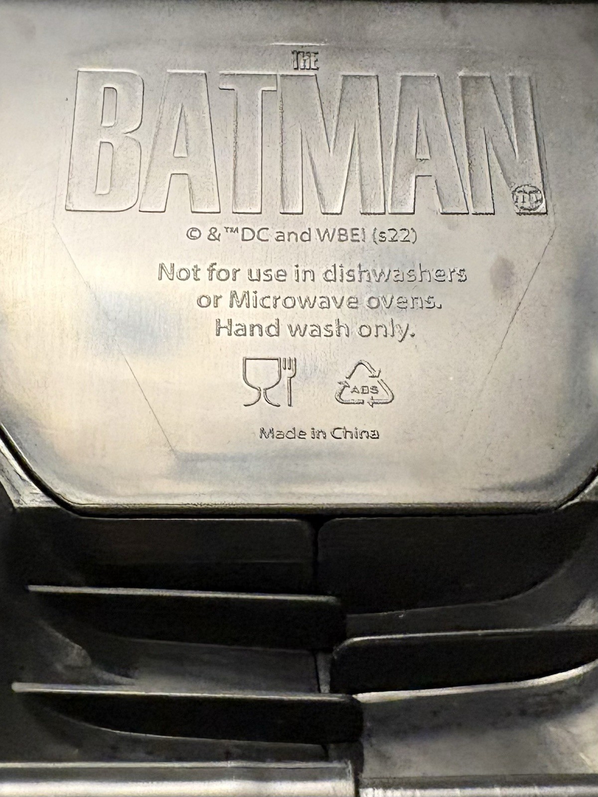 AMC Theaters Batman Full Face Mask Cowl popcorn bucket flaws shown