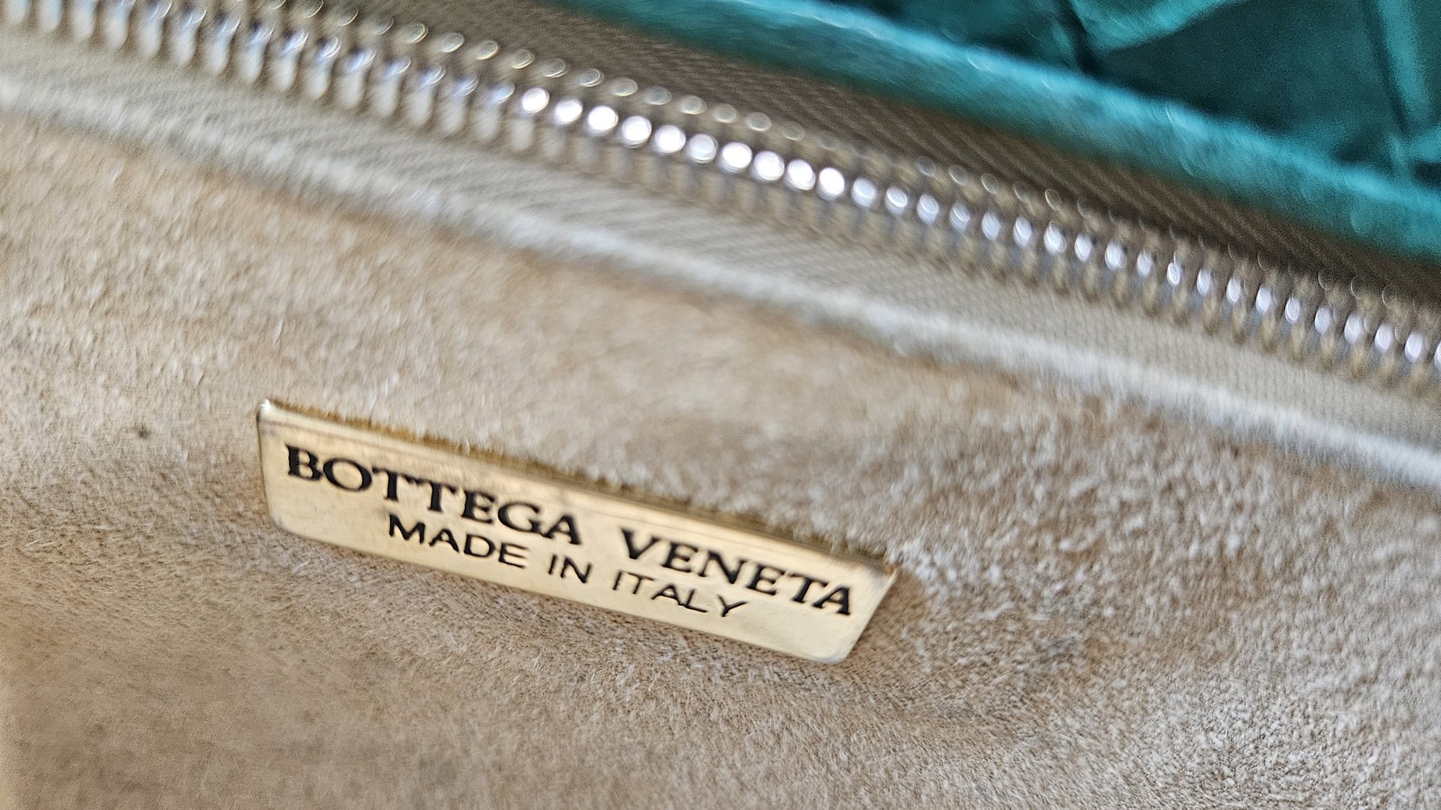 Vintage 90s Bottega Veneta Green Intrecciato Nappa Frame Bag