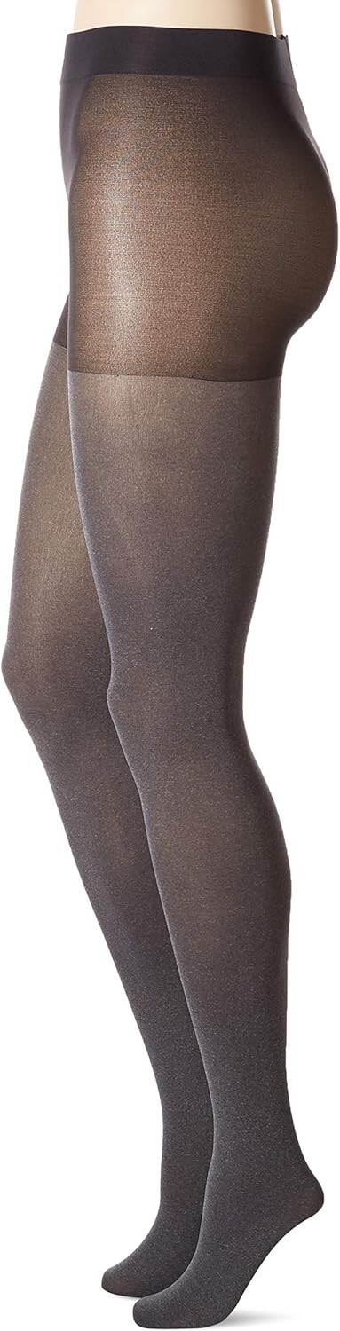 Women’s Control Top Tights Super Opaque 90 Denier Shaping Pantyhose 2 Pack