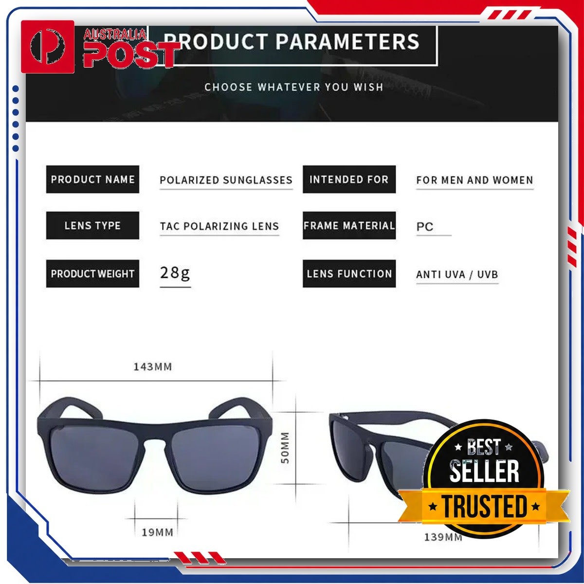 Shimano Men UV400 Polarized Sunglasses Fishing Sports Eyewear for Driving